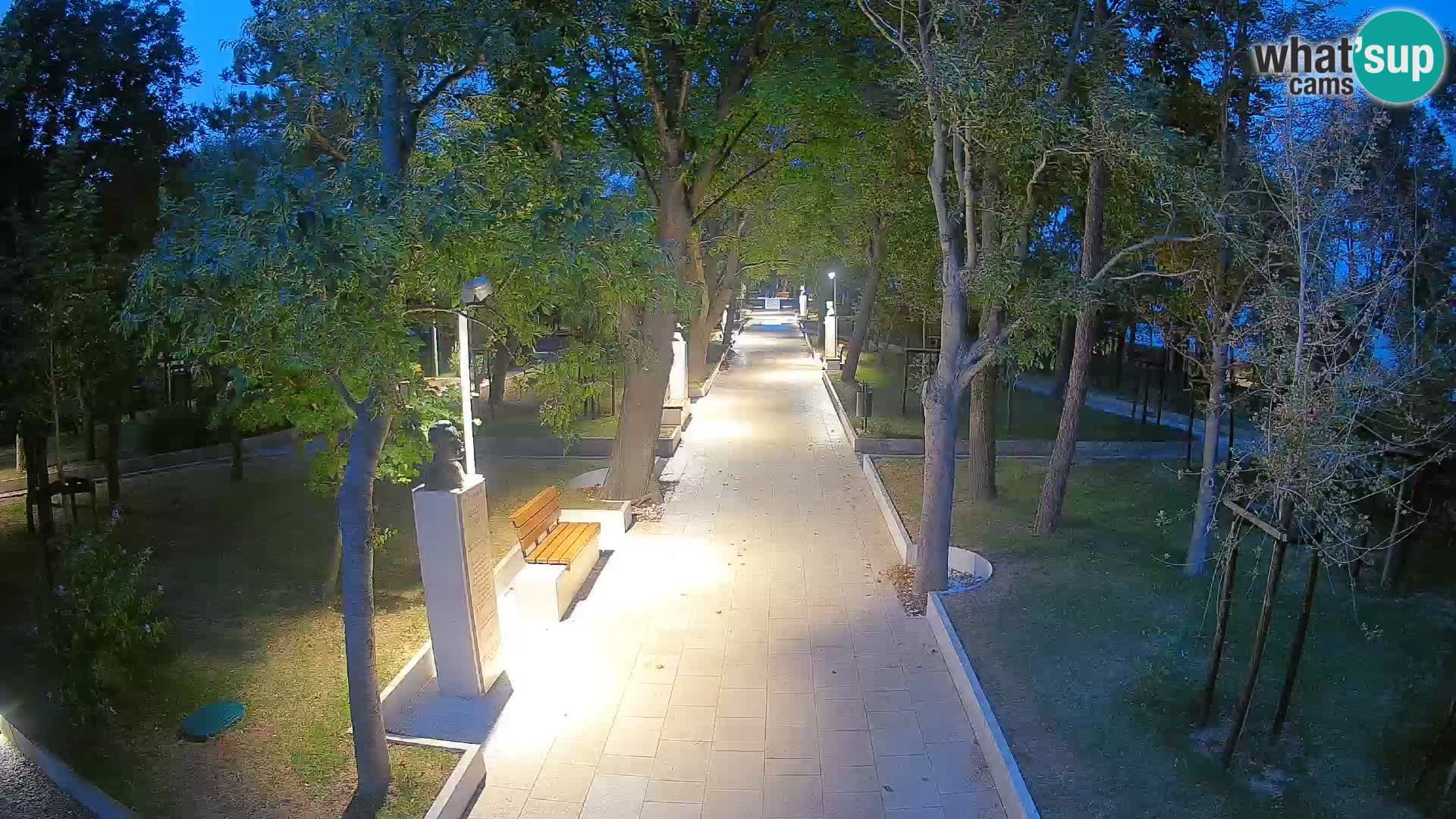 Writers’ Park Webcam Senj – Live by the Sea