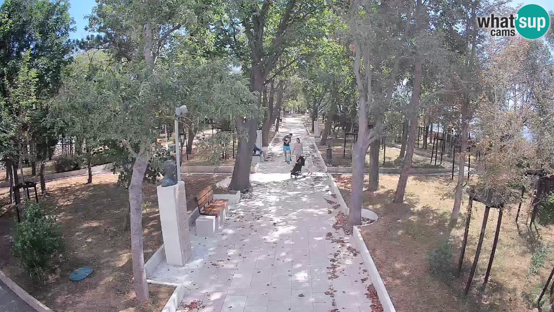 Writers’ Park Webcam Senj – Live by the Sea