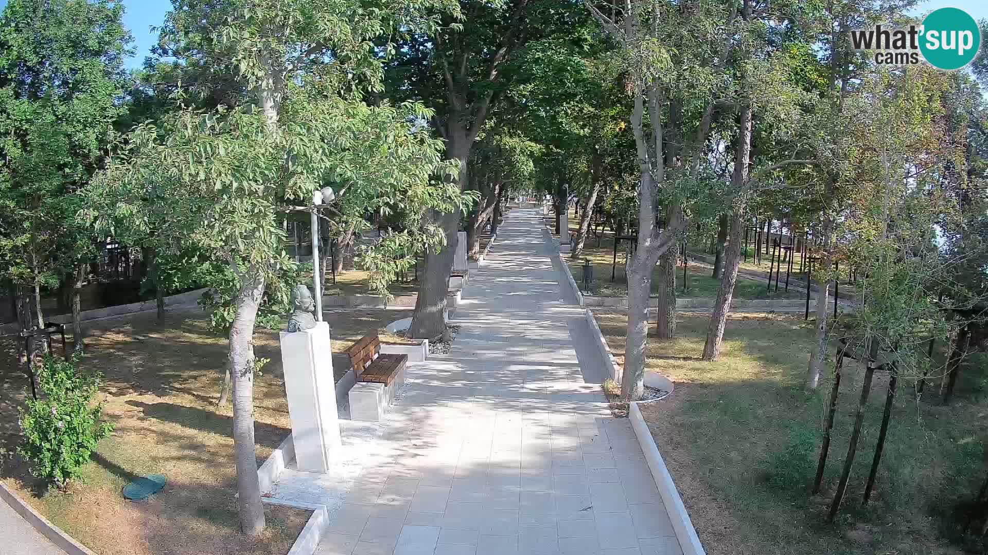 Writers’ Park Webcam Senj – Live by the Sea