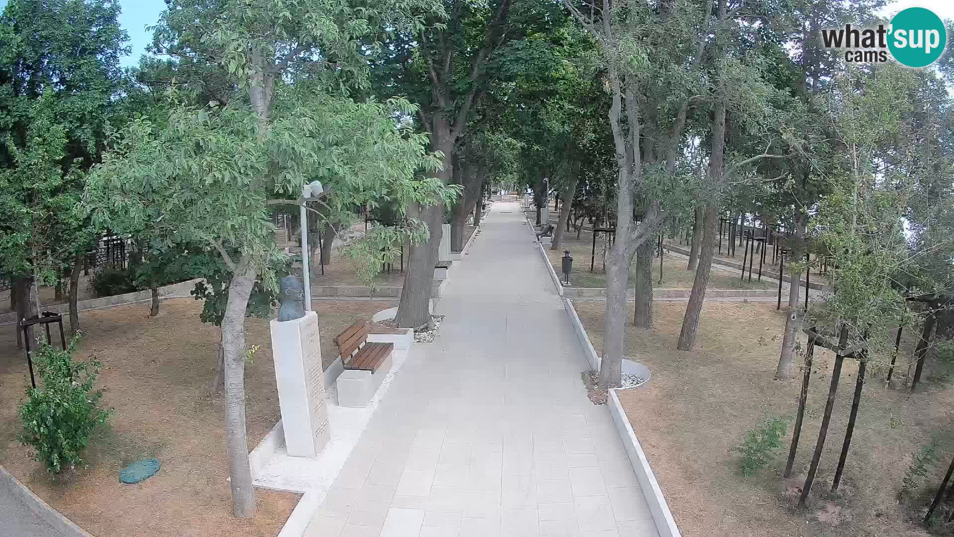 Writers’ Park Webcam Senj – Live by the Sea