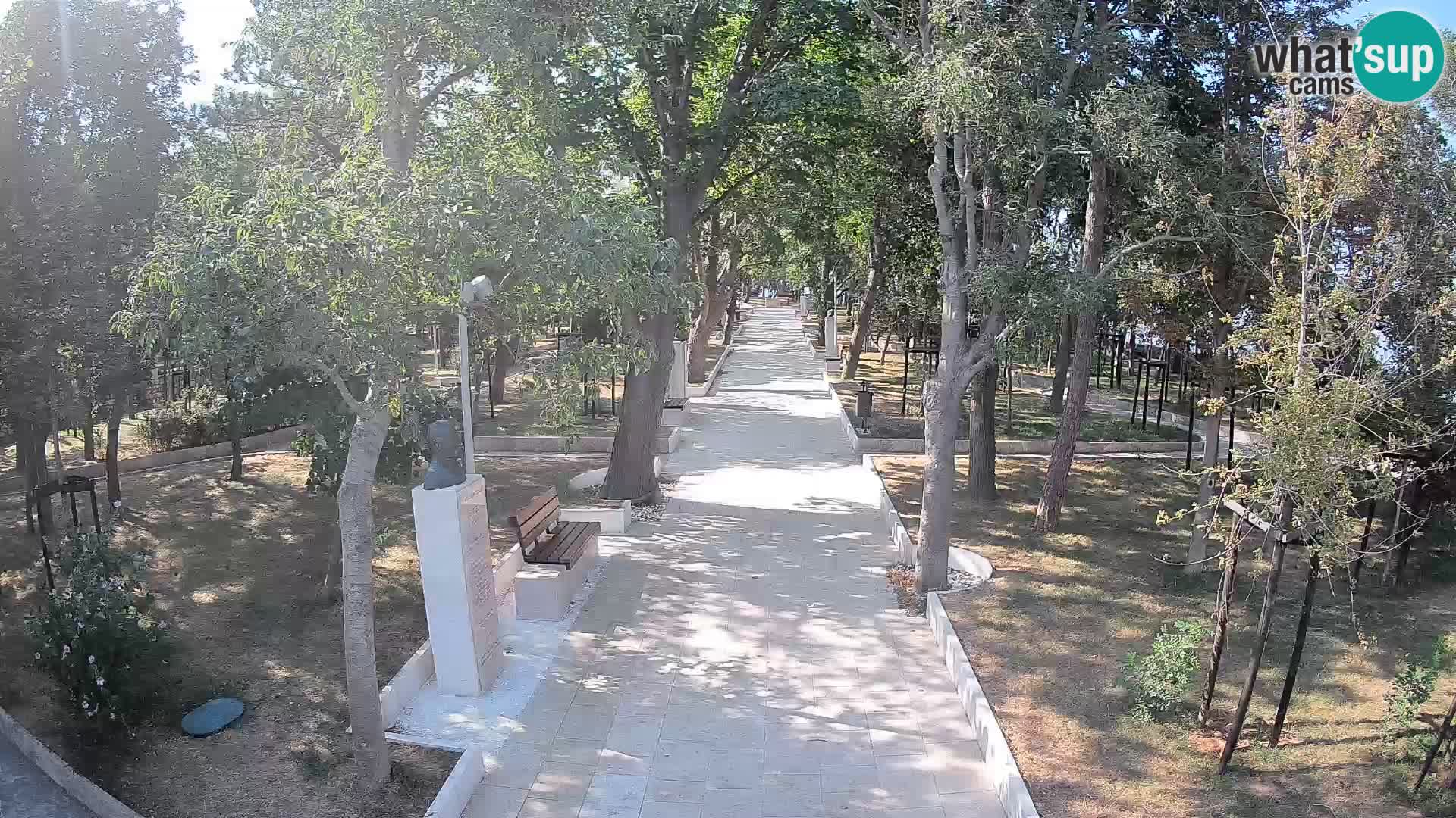 Writers’ Park Webcam Senj – Live by the Sea
