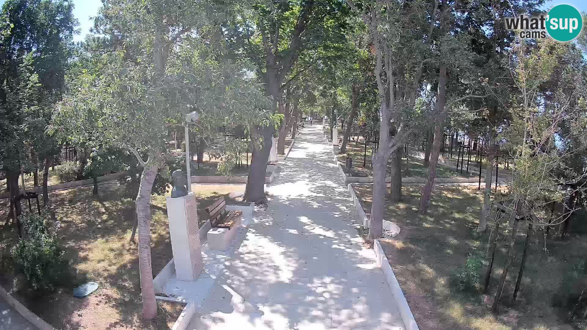 Writers’ Park Webcam Senj – Live by the Sea
