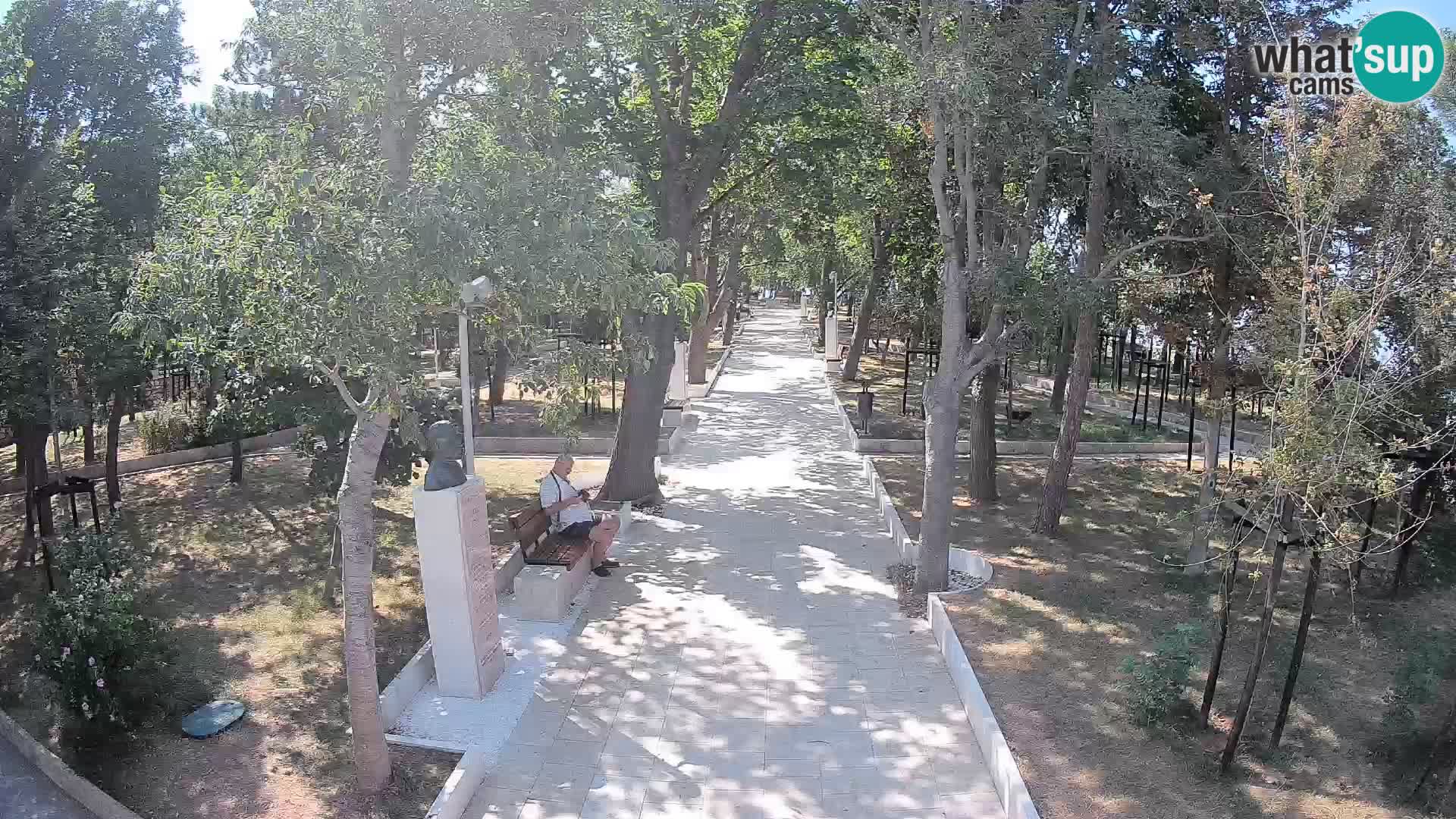 Writers’ Park Webcam Senj – Live by the Sea