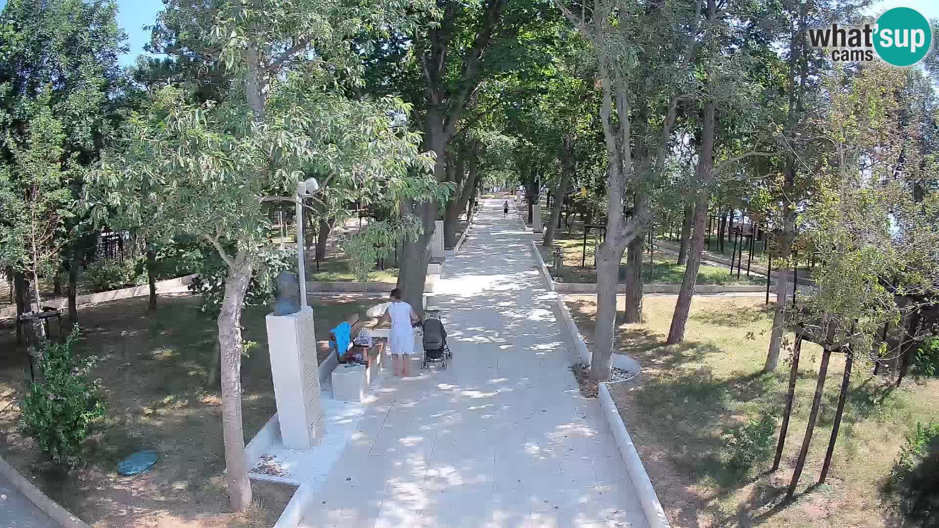 Writers’ Park Webcam Senj – Live by the Sea