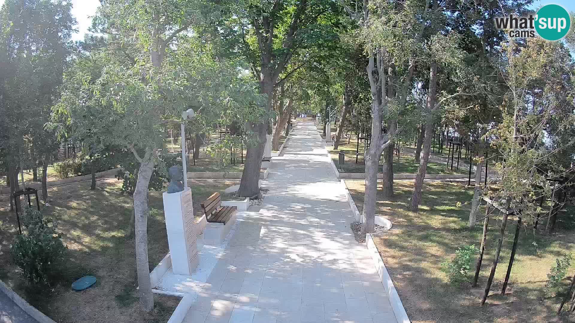 Writers’ Park Webcam Senj – Live by the Sea