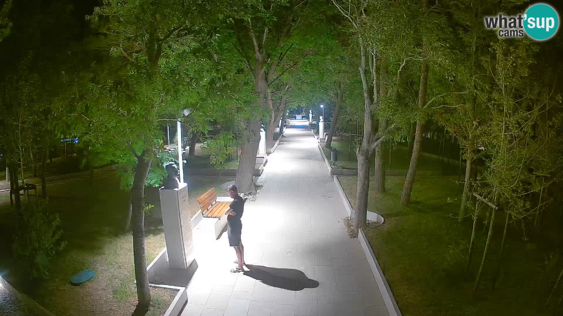 Writers’ Park Webcam Senj – Live by the Sea