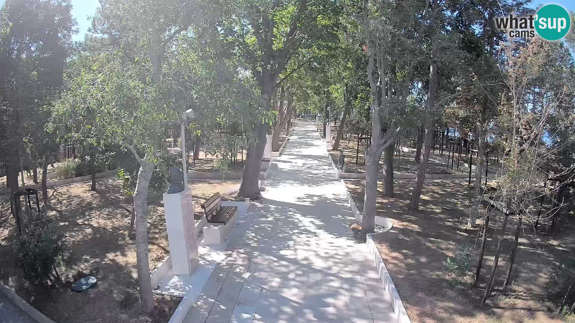 Webcam Schriftstellerpark Senj – Live am Meer