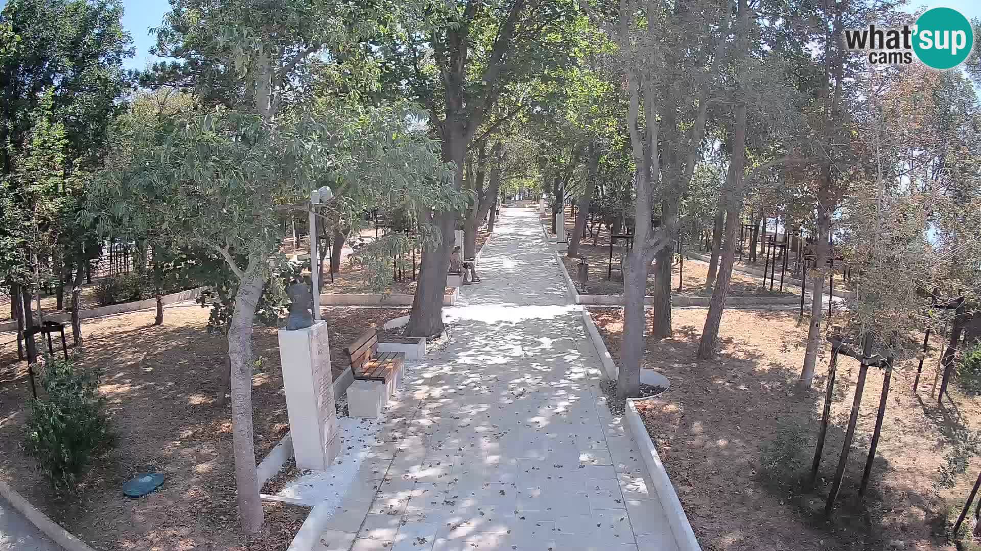 Writers’ Park Webcam Senj – Live by the Sea