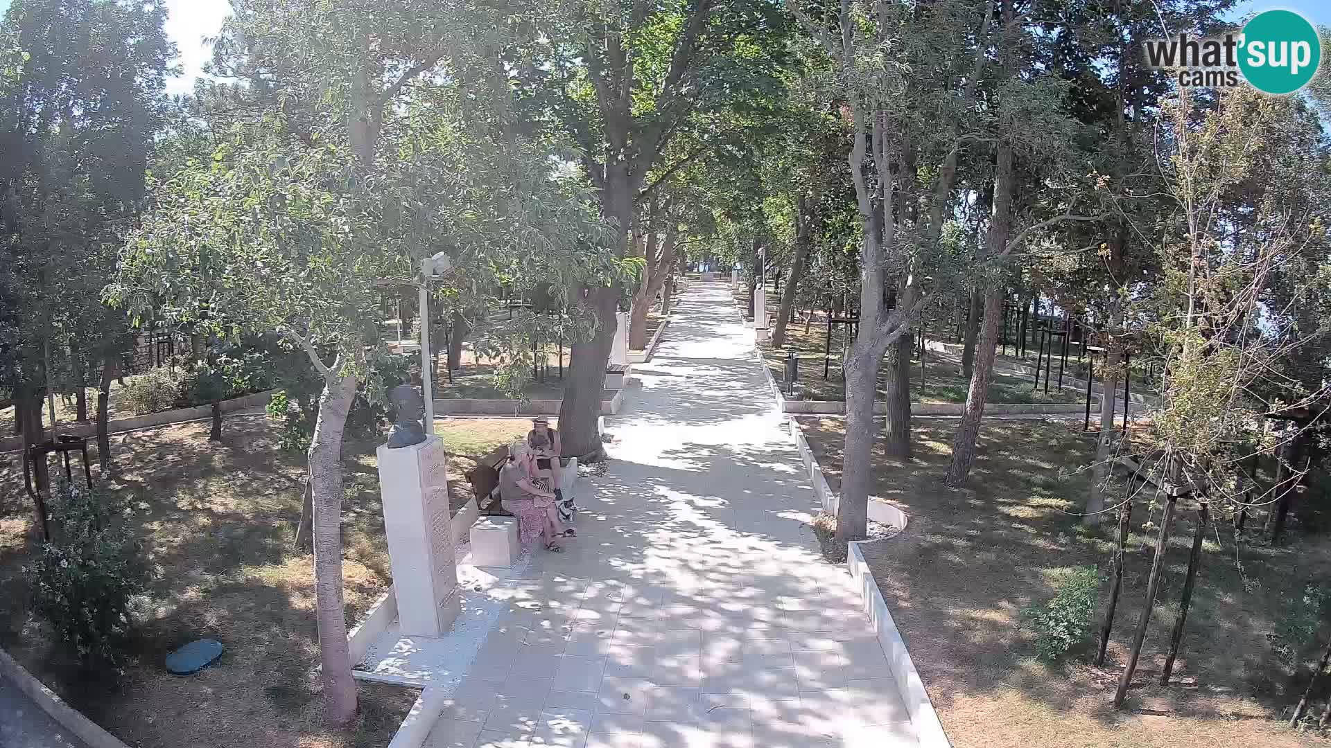 Writers’ Park Webcam Senj – Live by the Sea