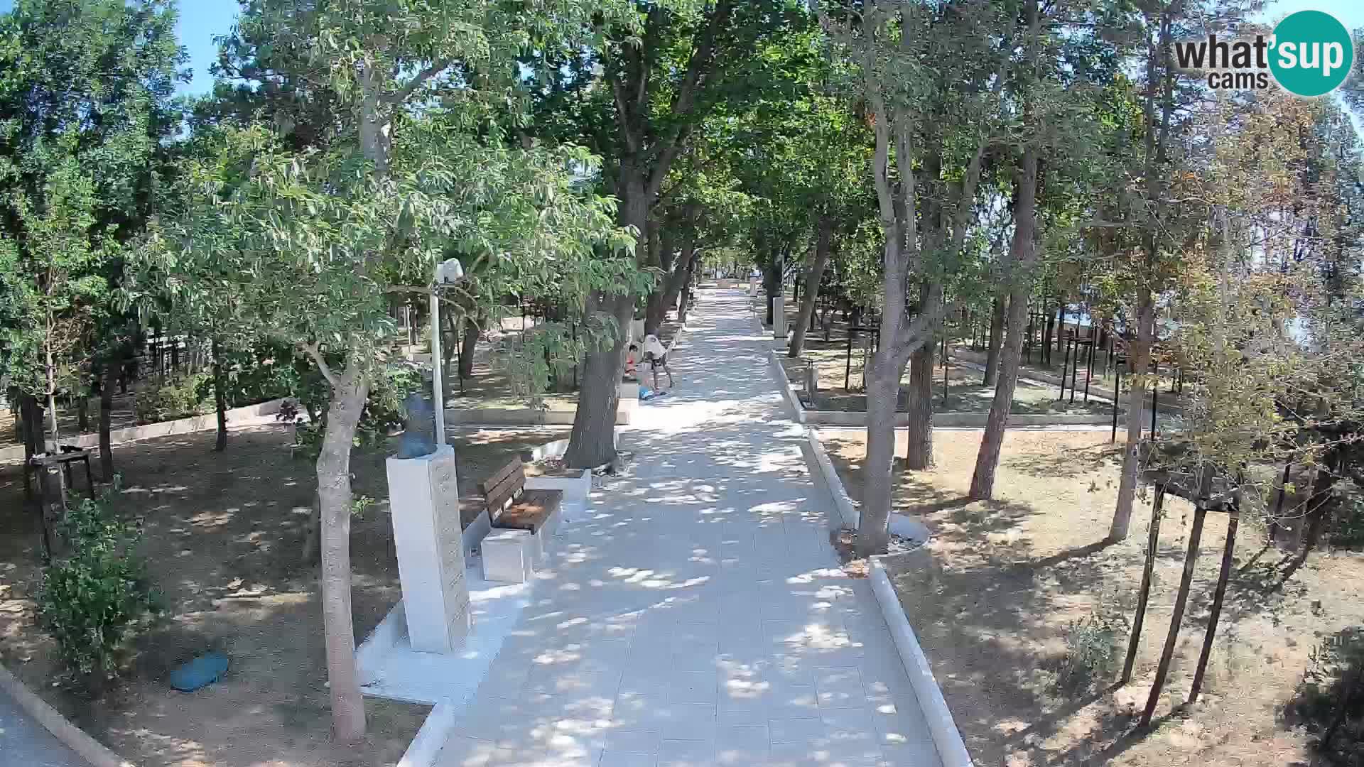 Writers’ Park Webcam Senj – Live by the Sea