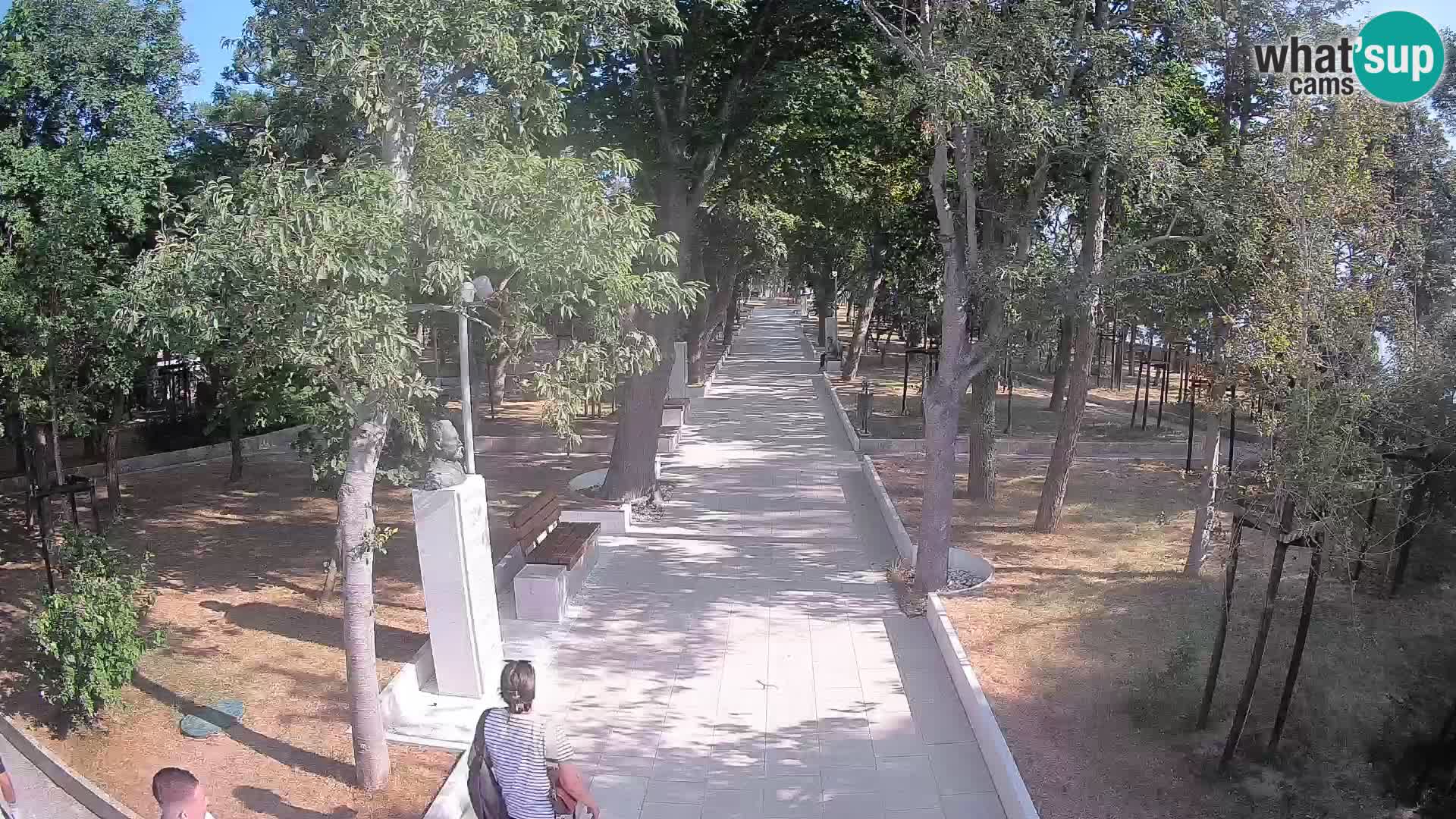 Writers’ Park Webcam Senj – Live by the Sea