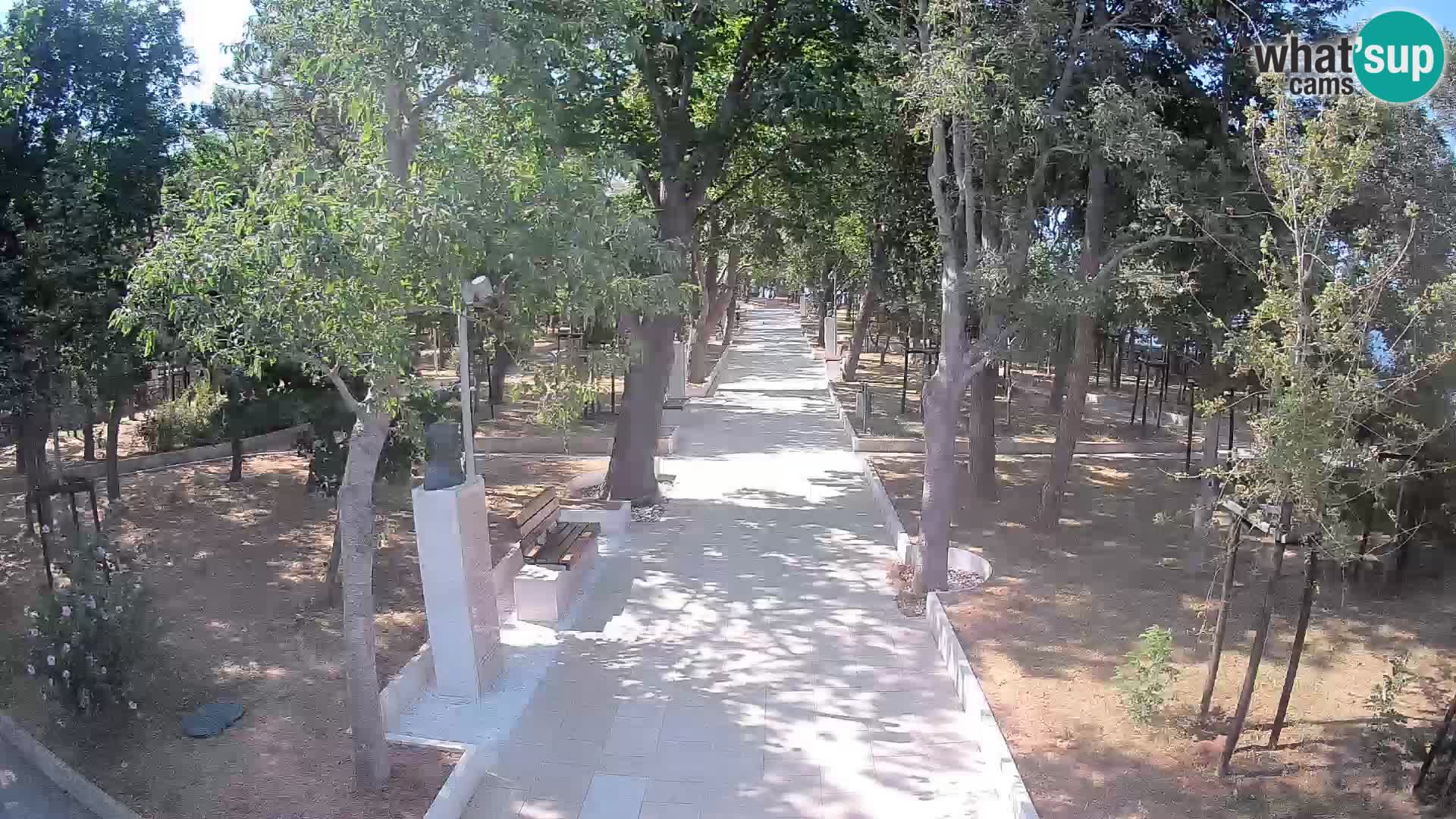 Webcam Schriftstellerpark Senj – Live am Meer