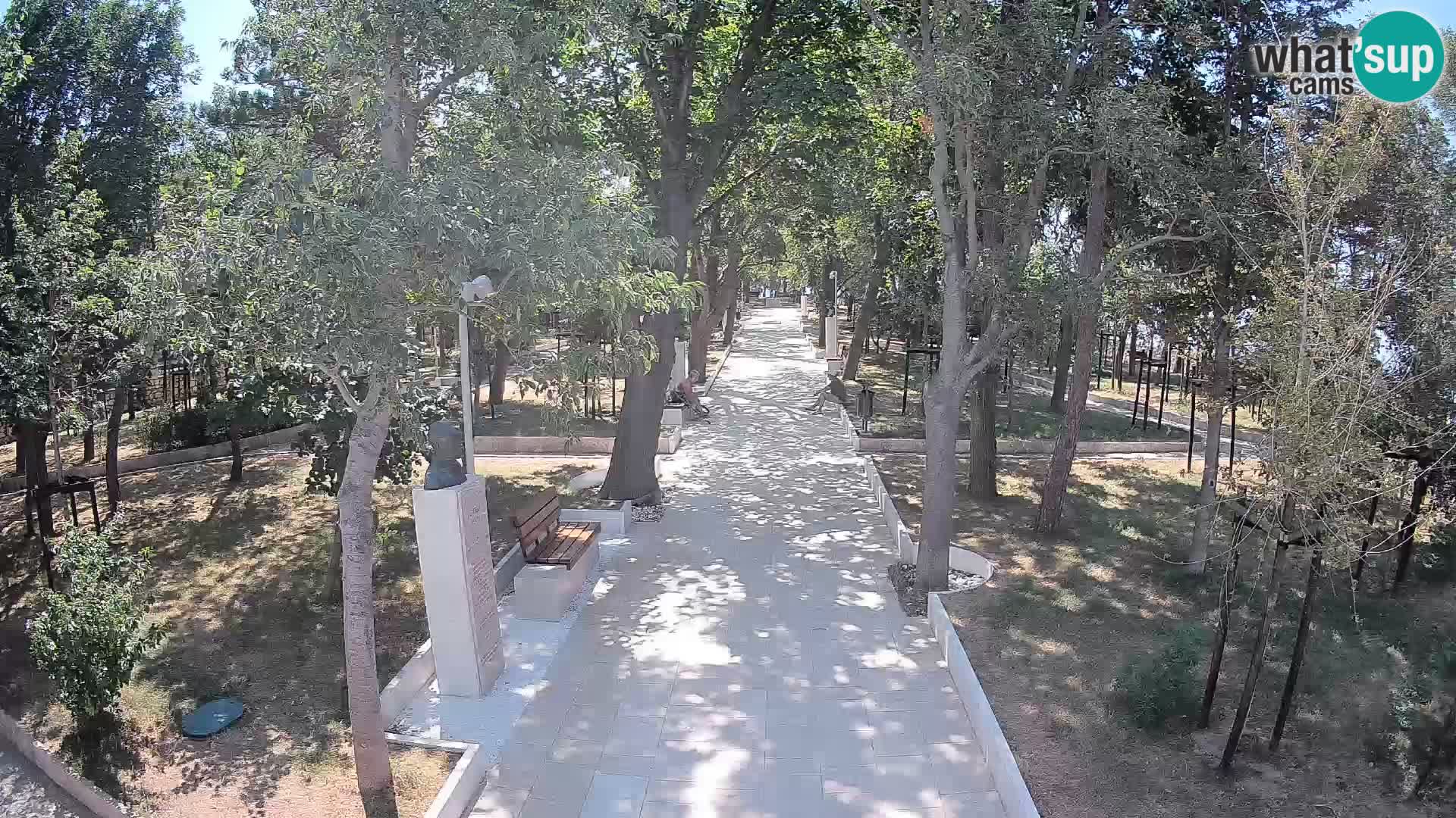 Writers’ Park Webcam Senj – Live by the Sea