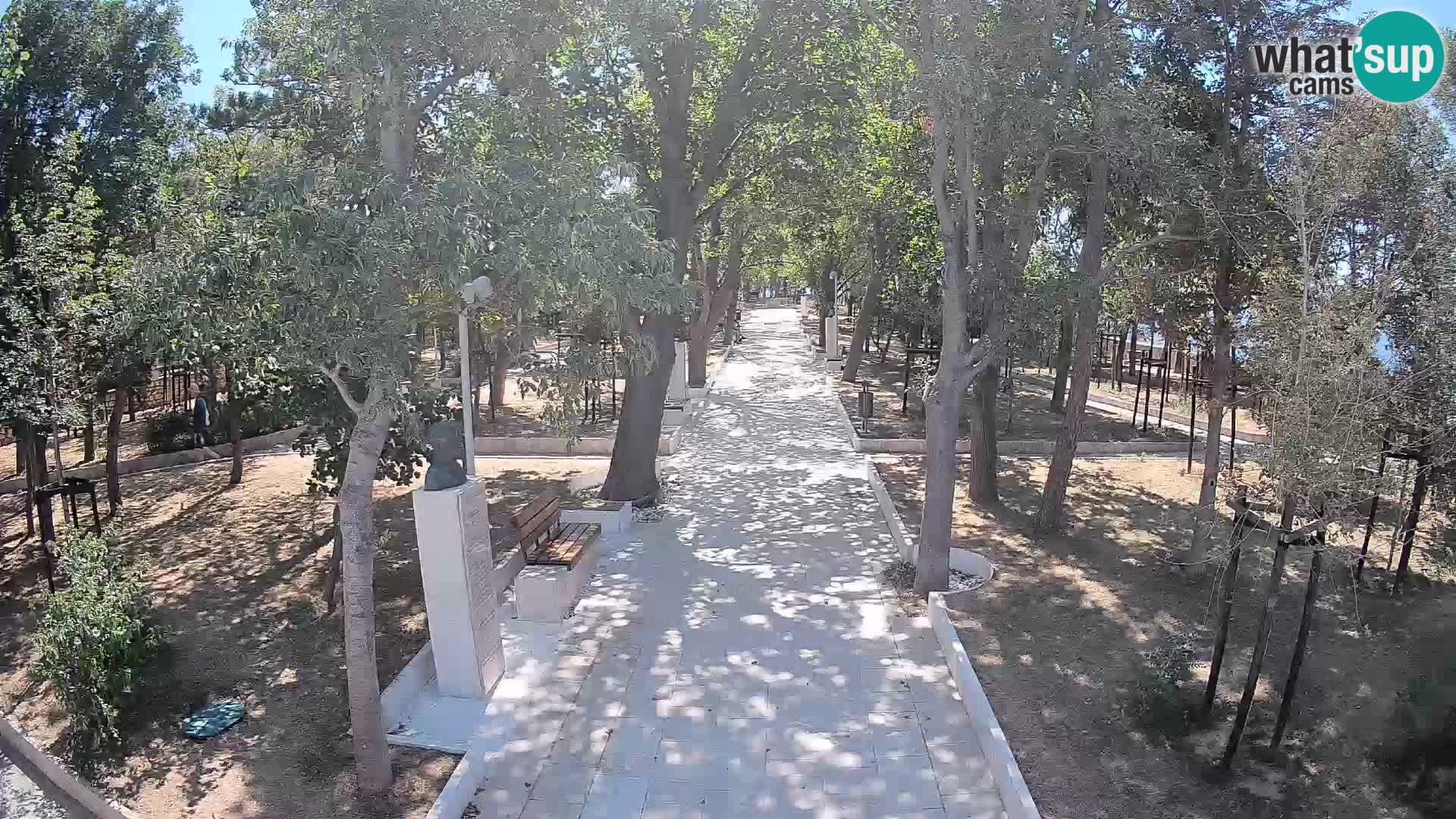 Writers’ Park Webcam Senj – Live by the Sea