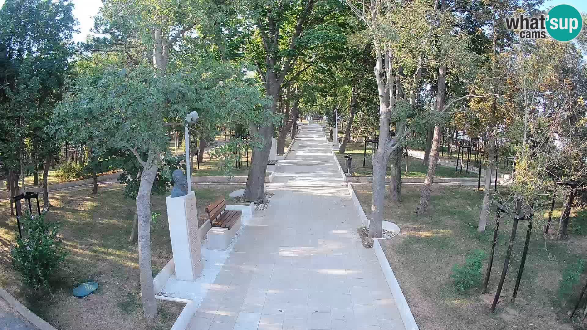 Webcam Schriftstellerpark Senj – Live am Meer