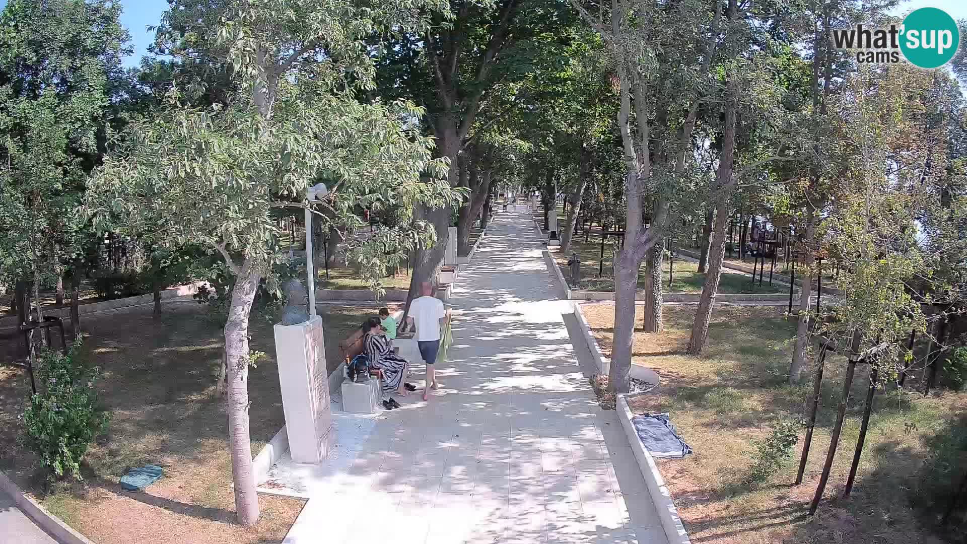 Writers’ Park Webcam Senj – Live by the Sea