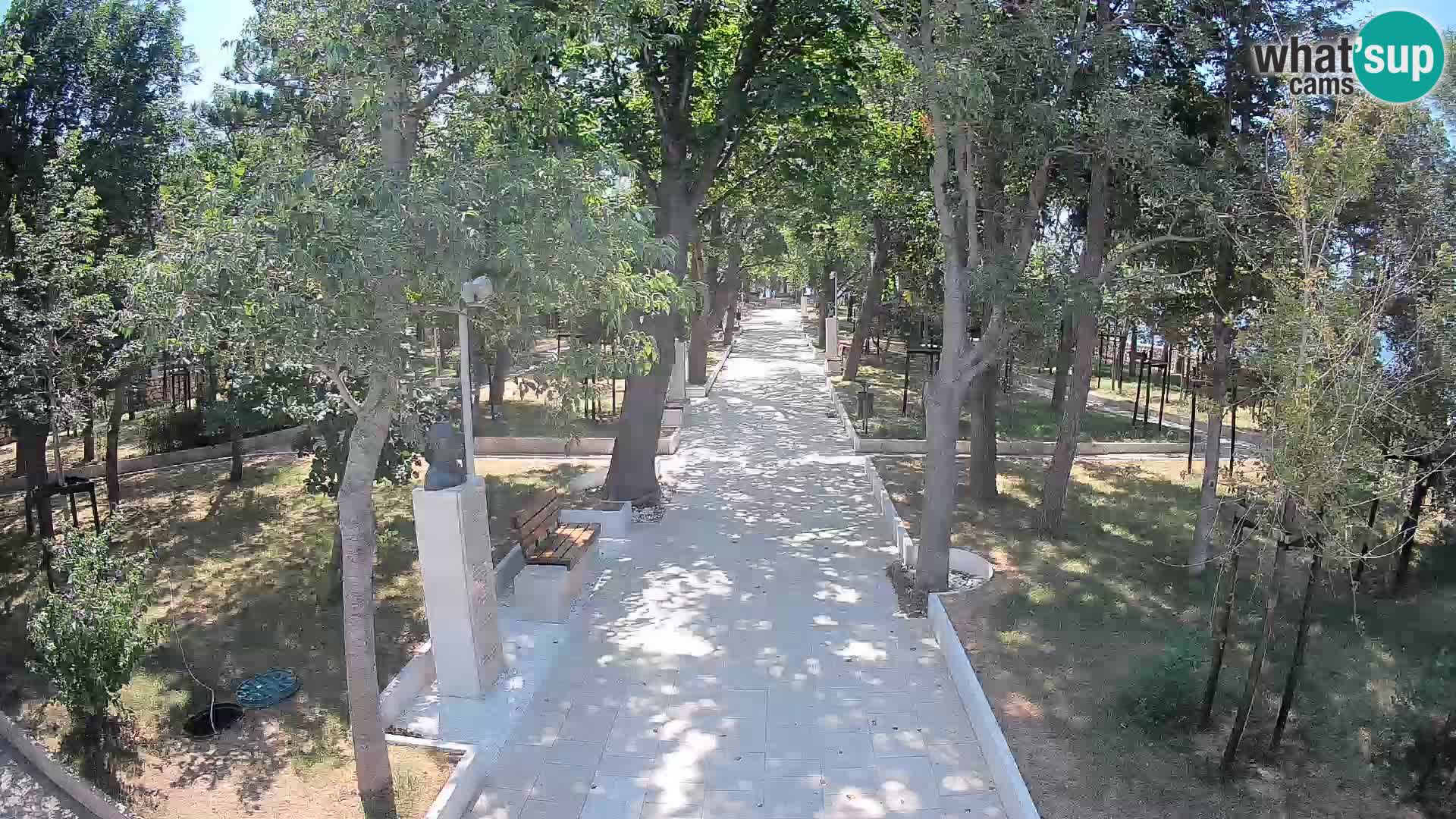 Writers’ Park Webcam Senj – Live by the Sea