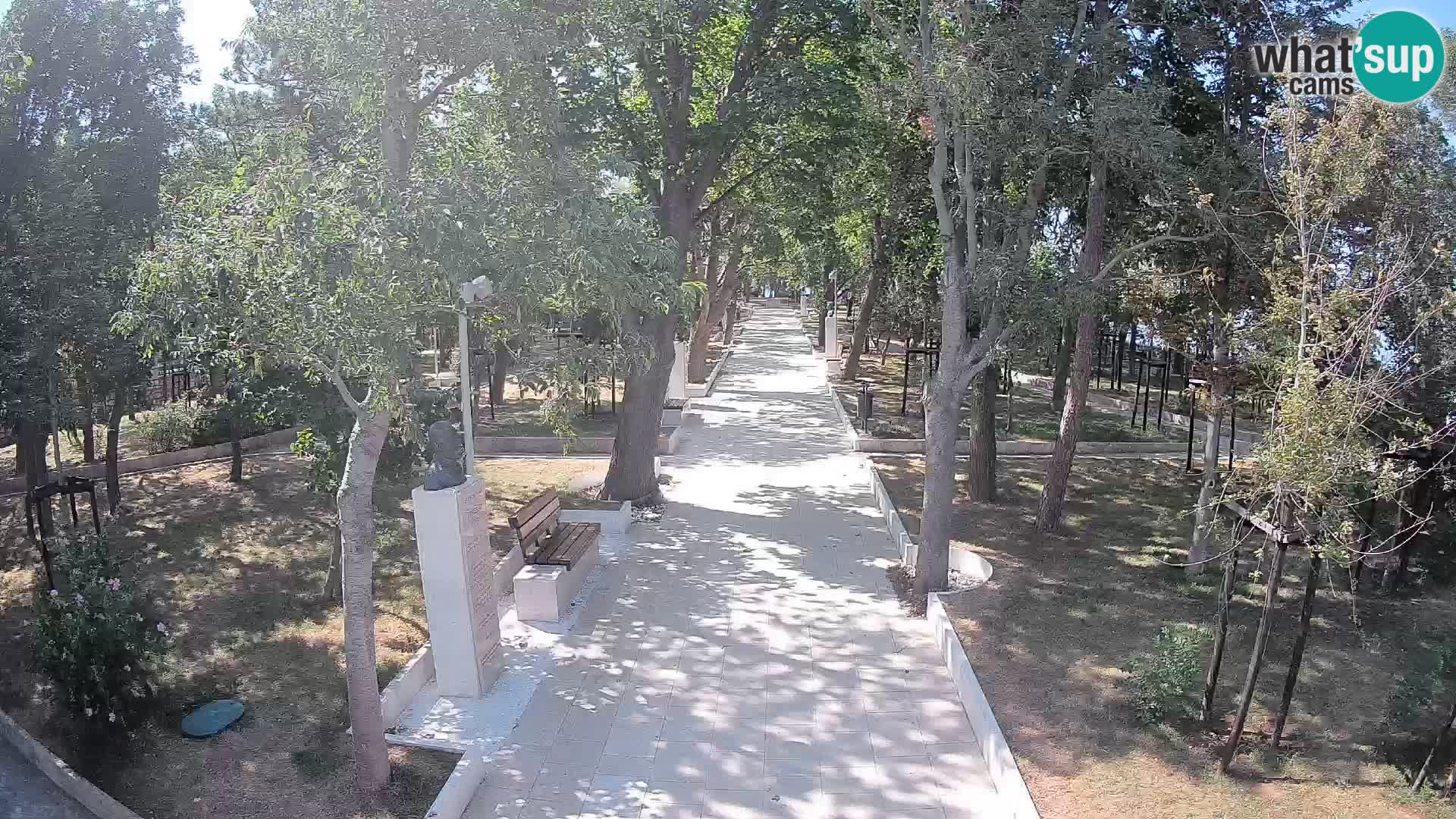 Writers’ Park Webcam Senj – Live by the Sea