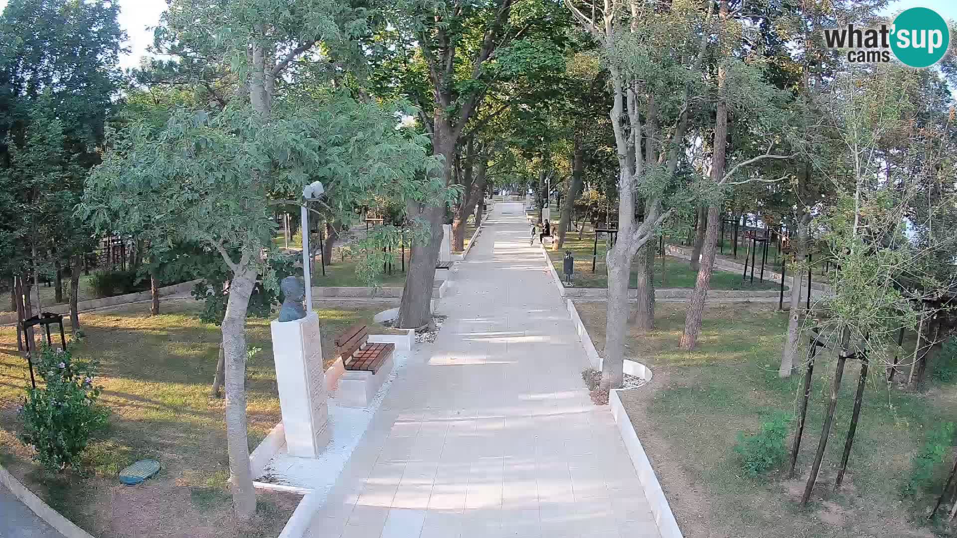 Webcam Schriftstellerpark Senj – Live am Meer
