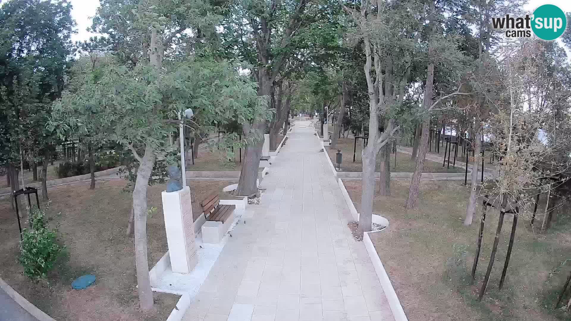 Writers’ Park Webcam Senj – Live by the Sea