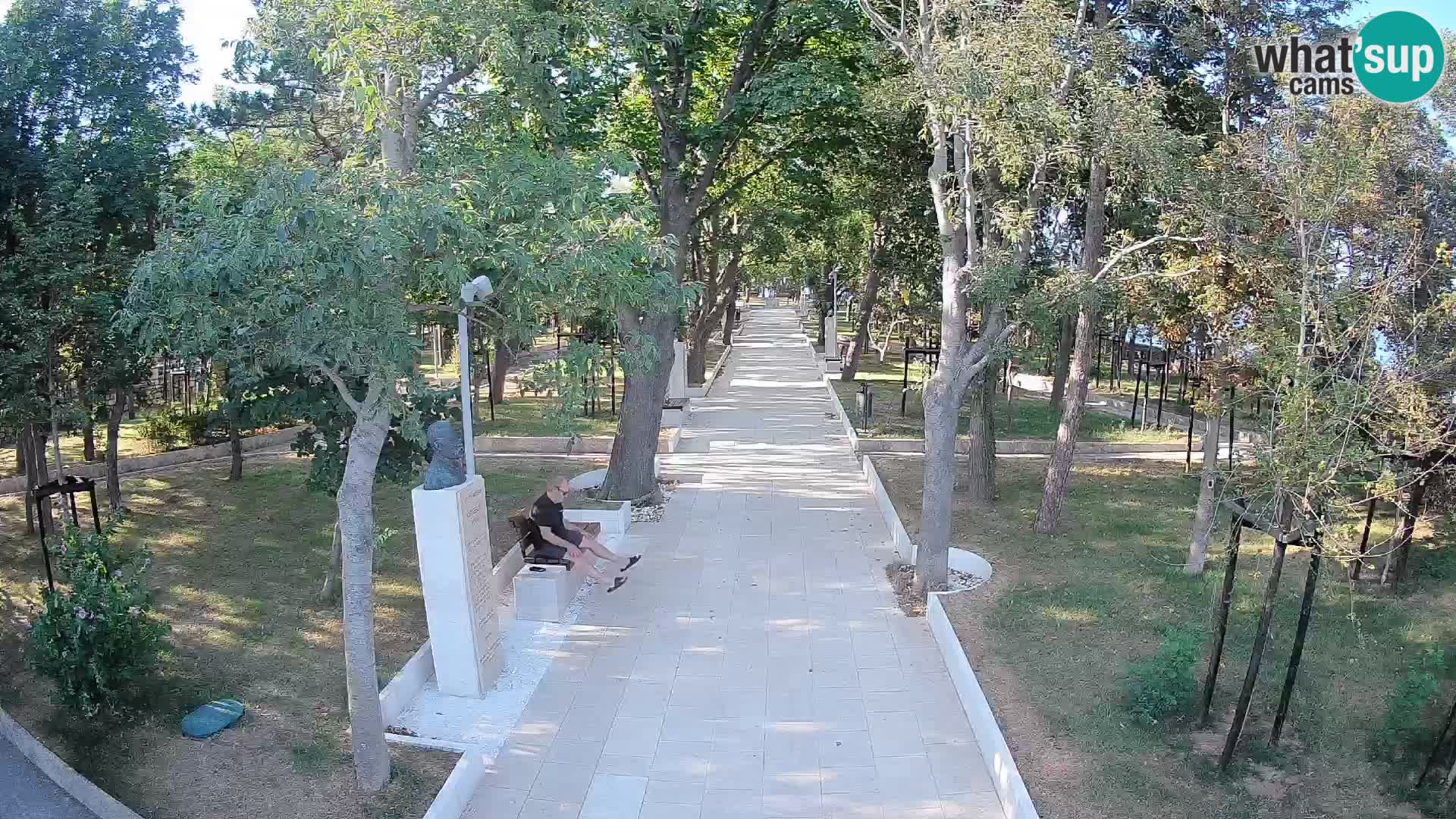 Writers’ Park Webcam Senj – Live by the Sea