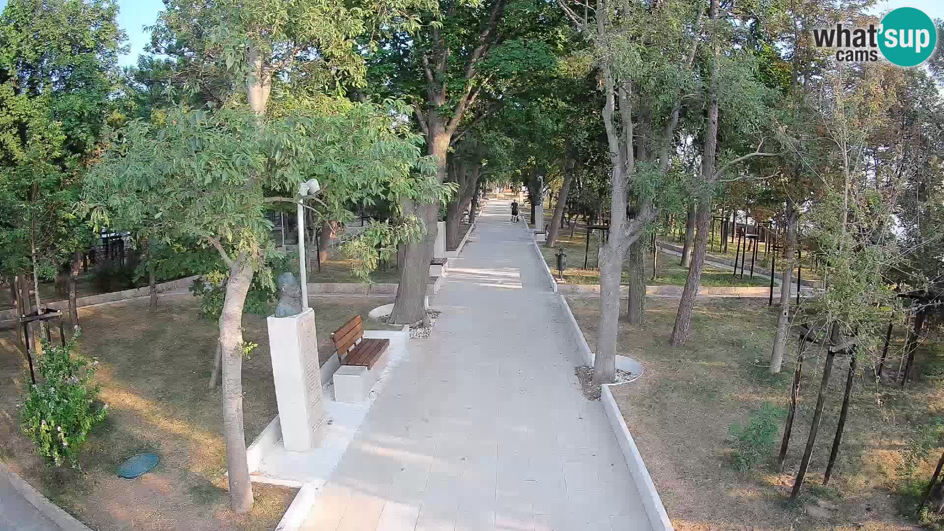 Writers’ Park Webcam Senj – Live by the Sea
