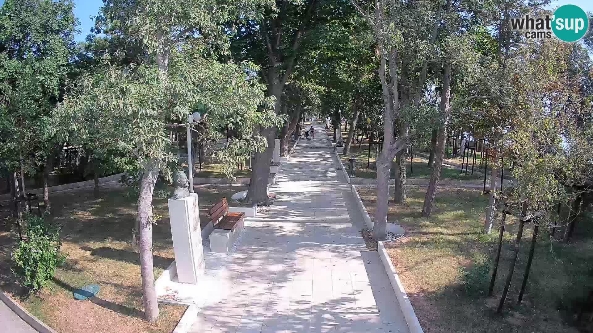 Webcam Schriftstellerpark Senj – Live am Meer