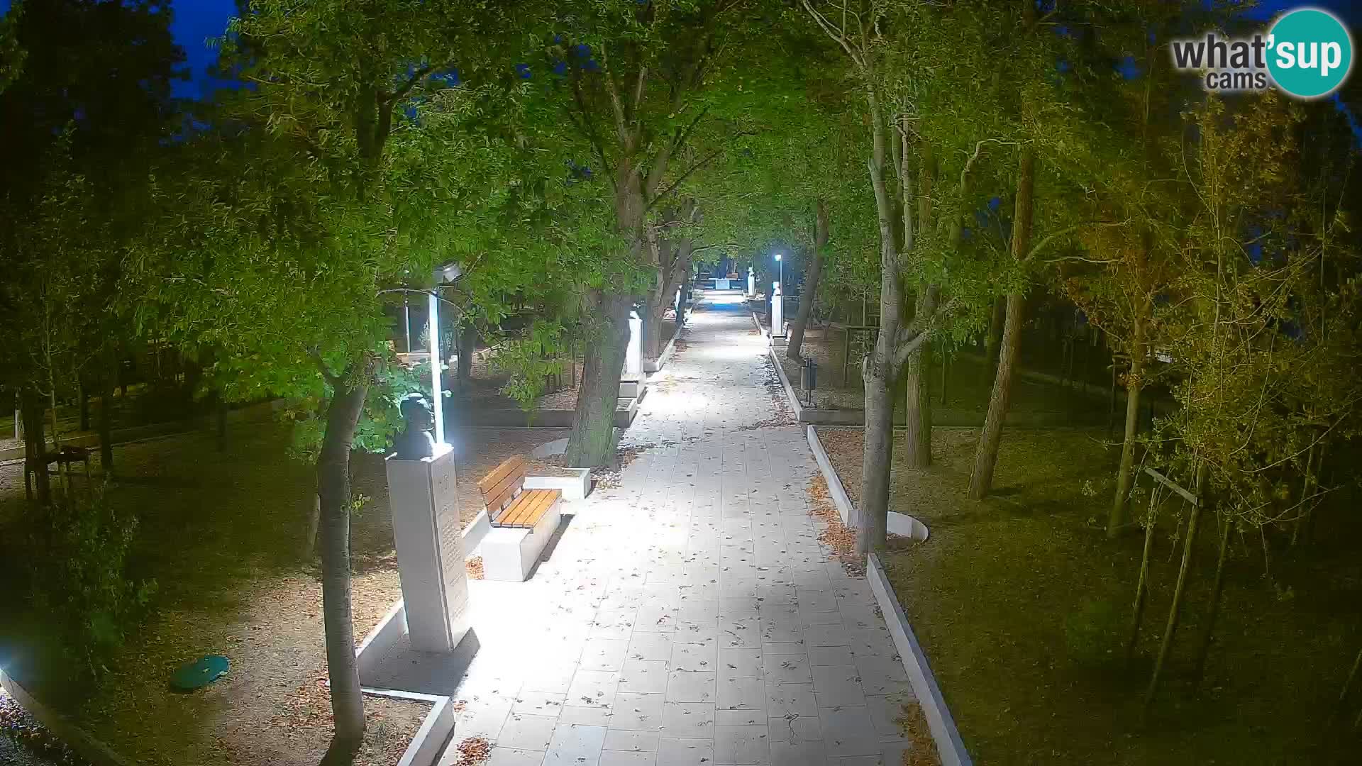 Webcam Schriftstellerpark Senj – Live am Meer
