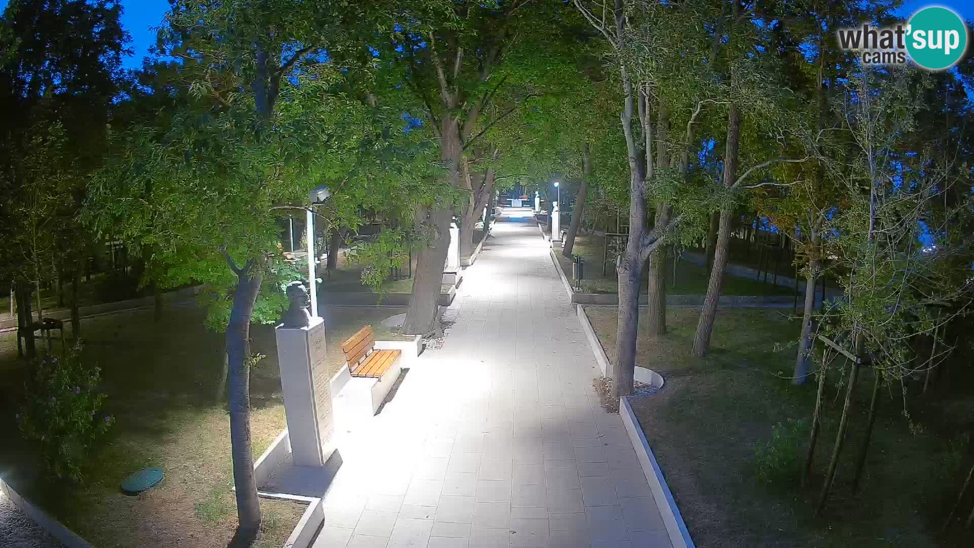 Writers’ Park Webcam Senj – Live by the Sea