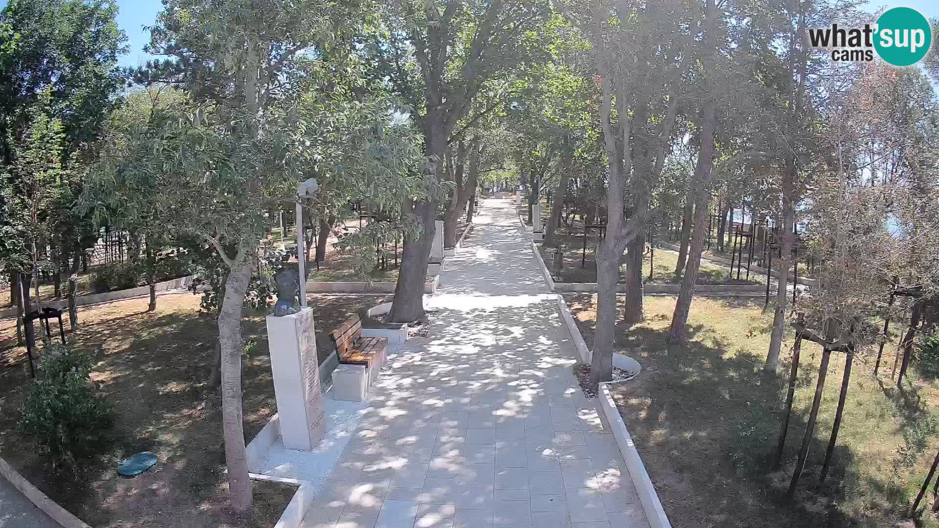 Writers’ Park Webcam Senj – Live by the Sea