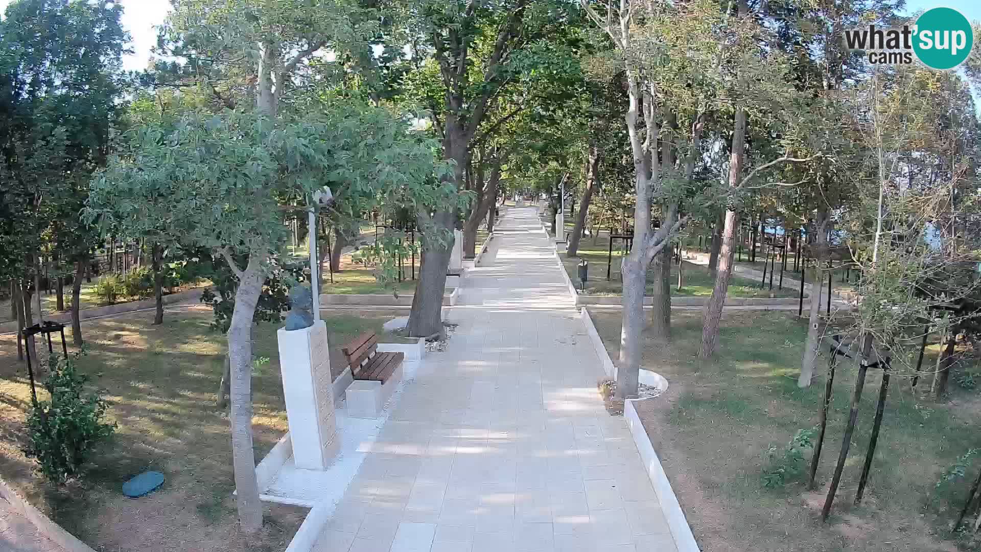 Webcam Schriftstellerpark Senj – Live am Meer