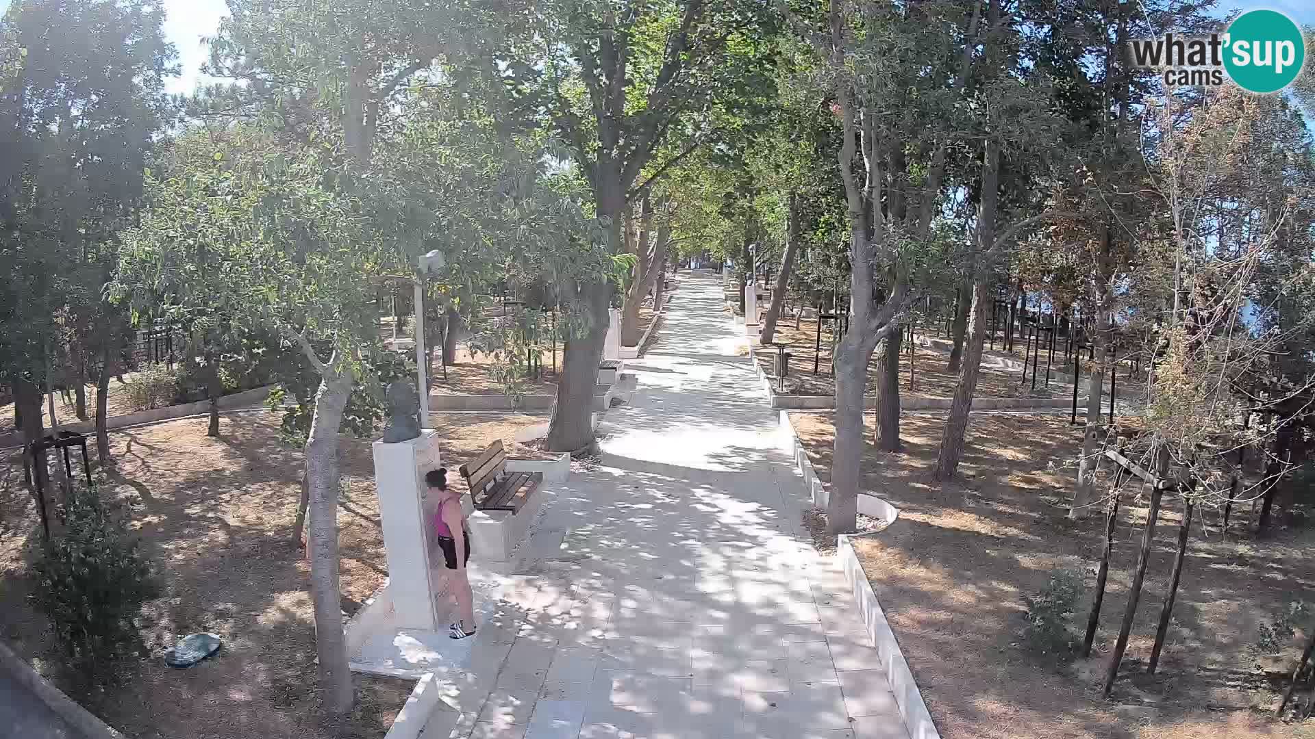 Webcam Schriftstellerpark Senj – Live am Meer