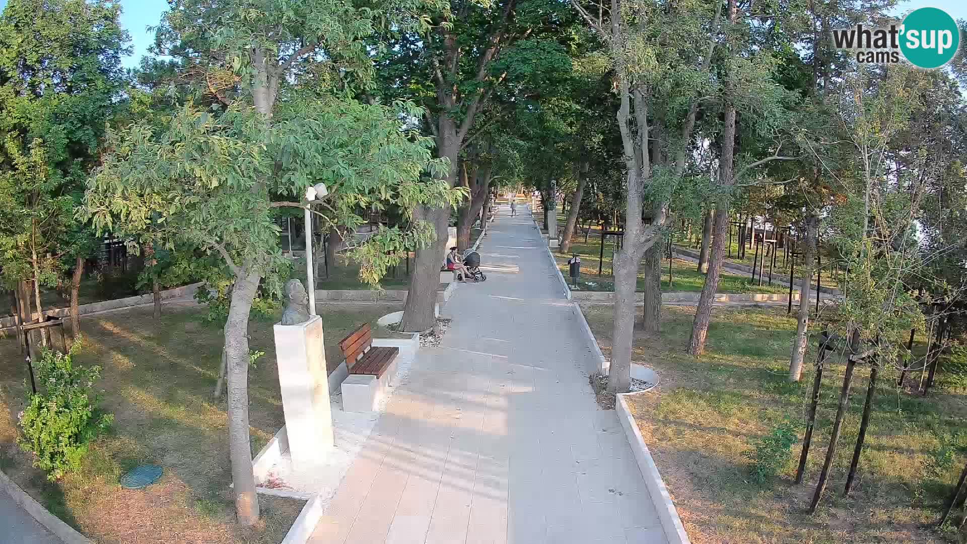 Writers’ Park Webcam Senj – Live by the Sea