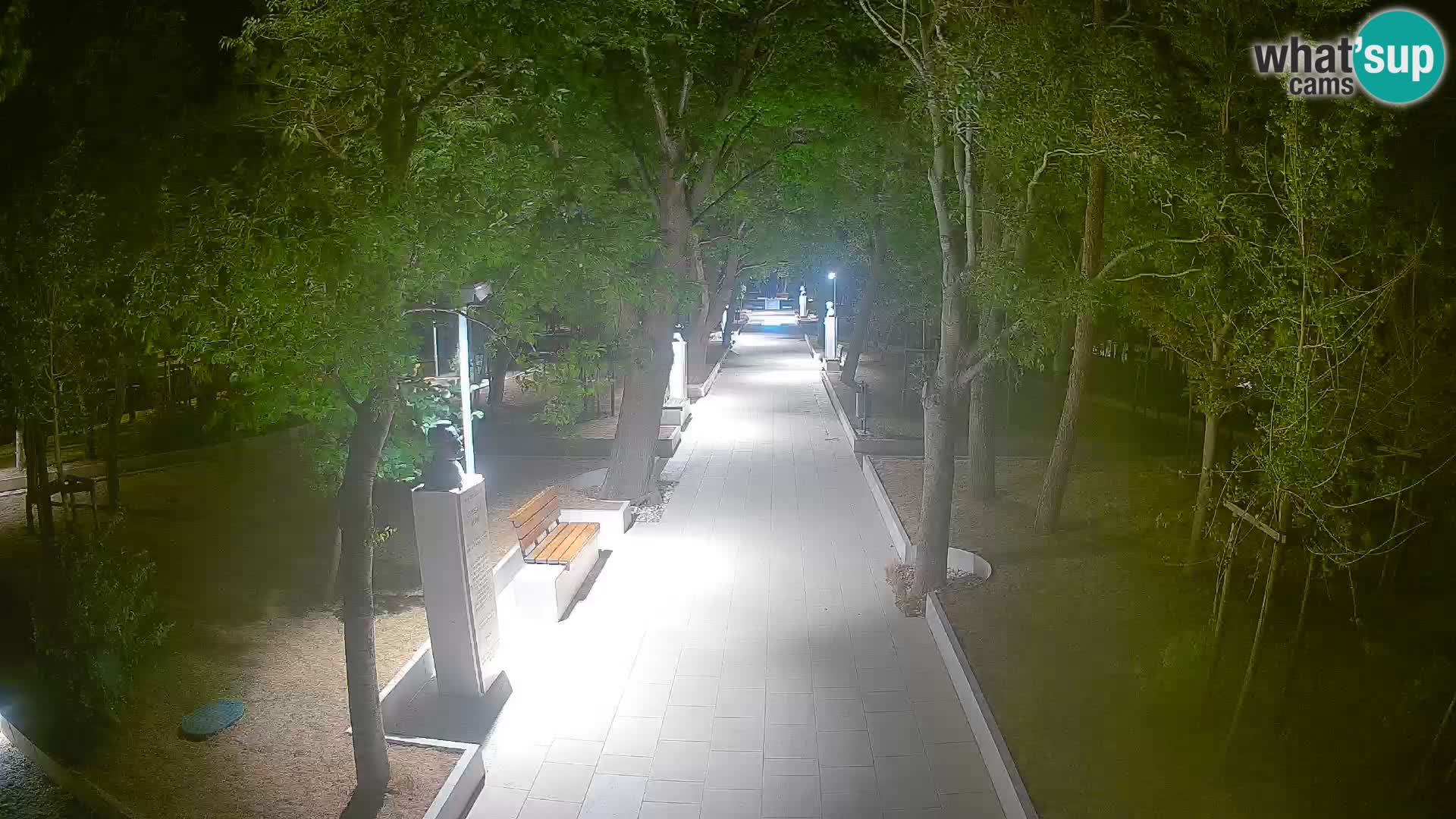 Webcam Schriftstellerpark Senj – Live am Meer