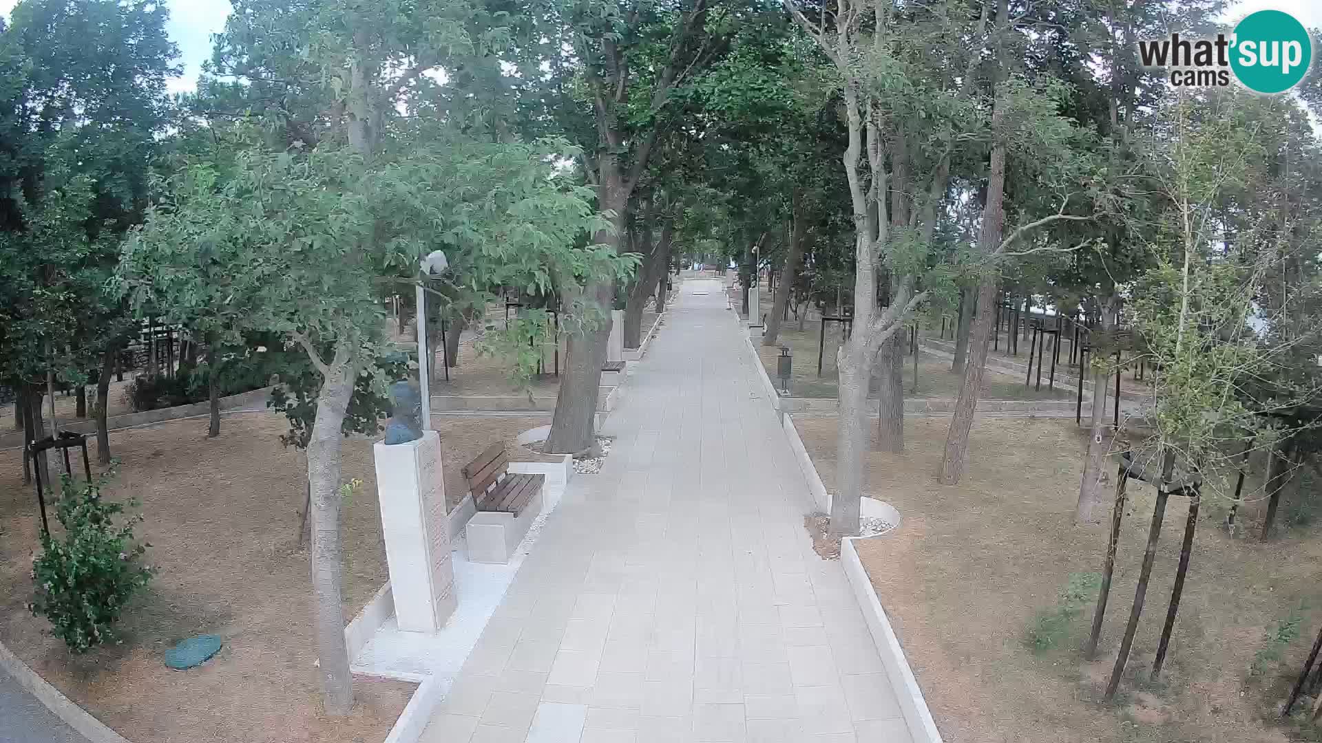 Writers’ Park Webcam Senj – Live by the Sea
