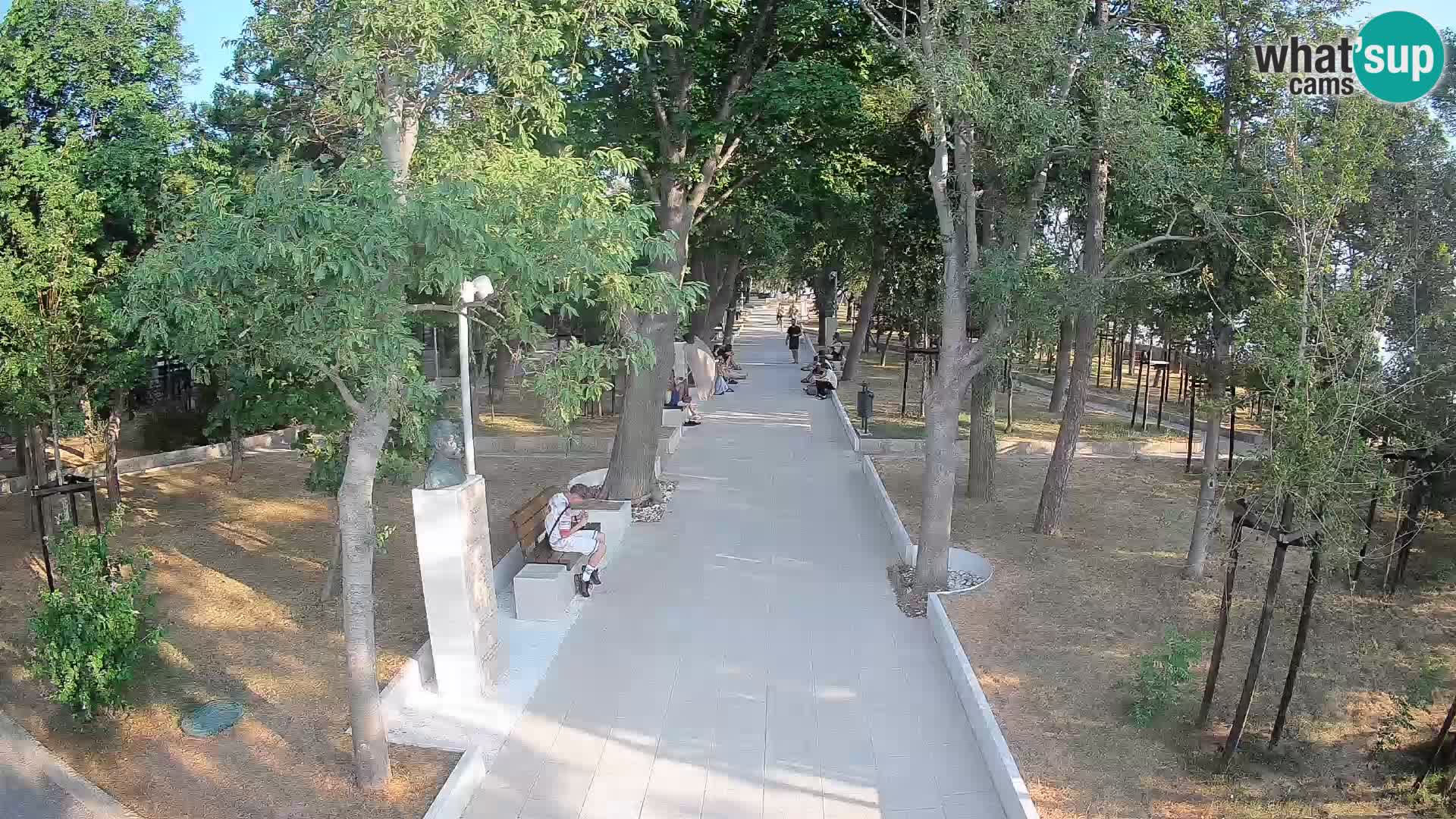 Writers’ Park Webcam Senj – Live by the Sea