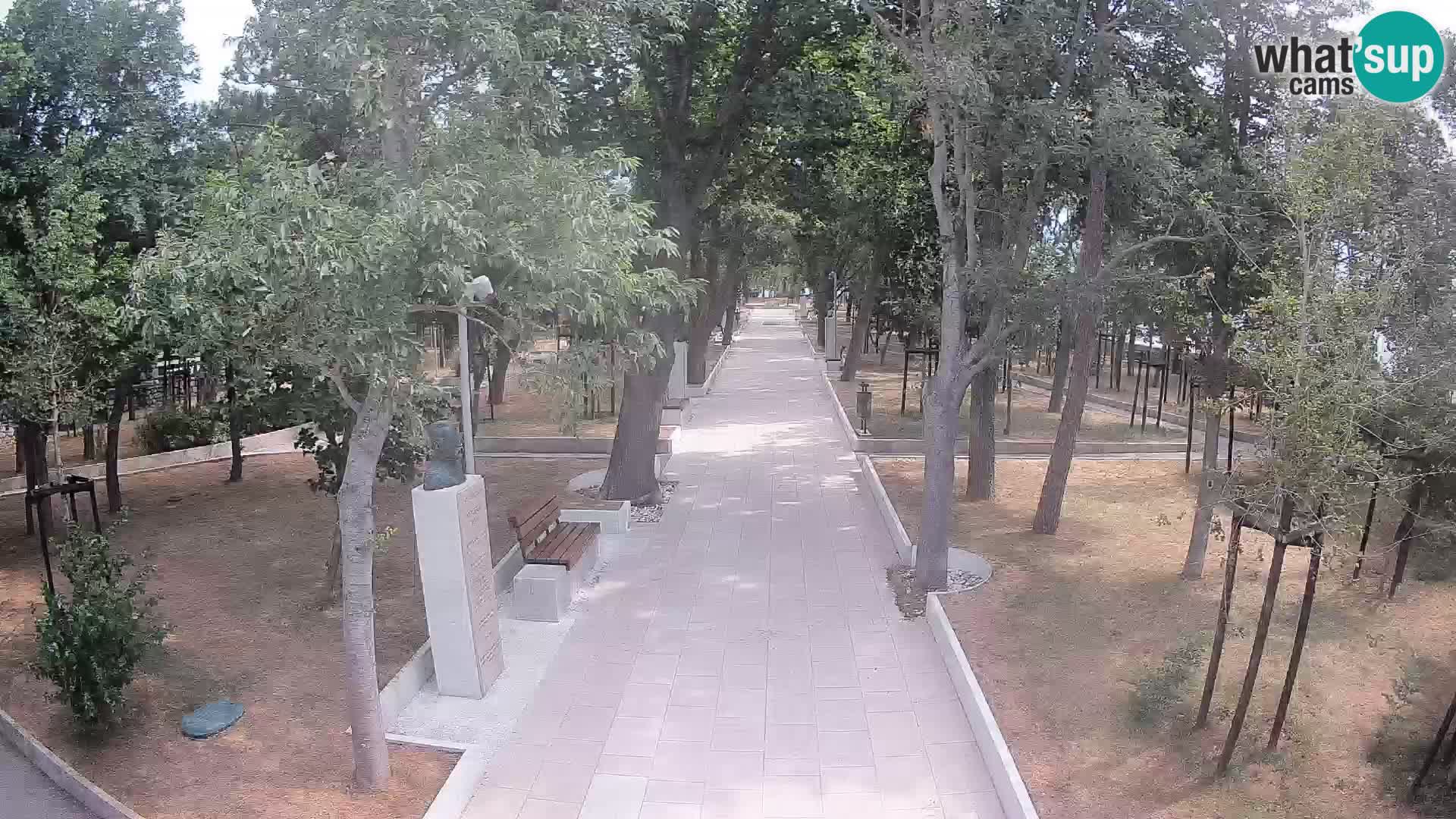 Writers’ Park Webcam Senj – Live by the Sea