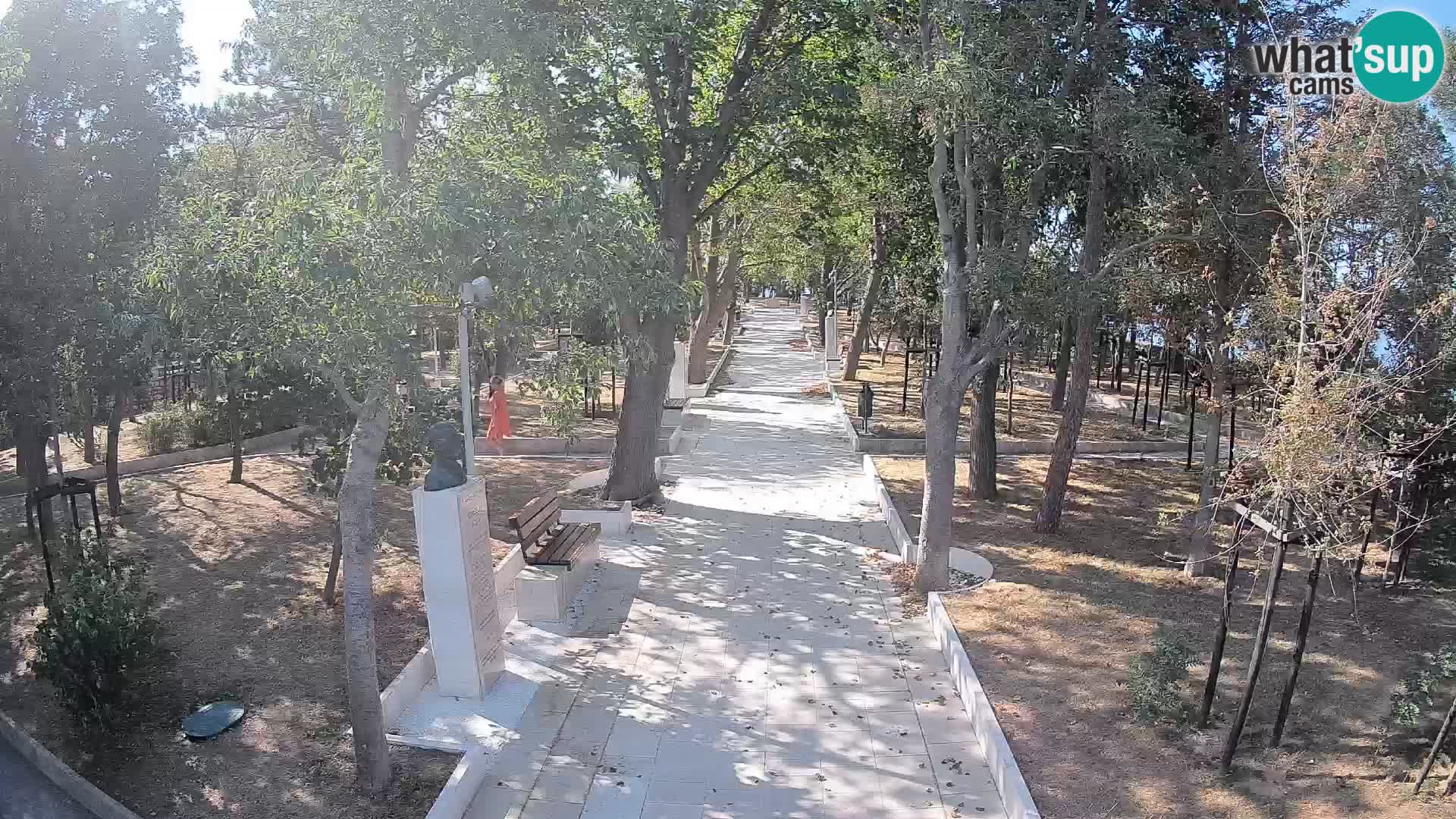 Writers’ Park Webcam Senj – Live by the Sea