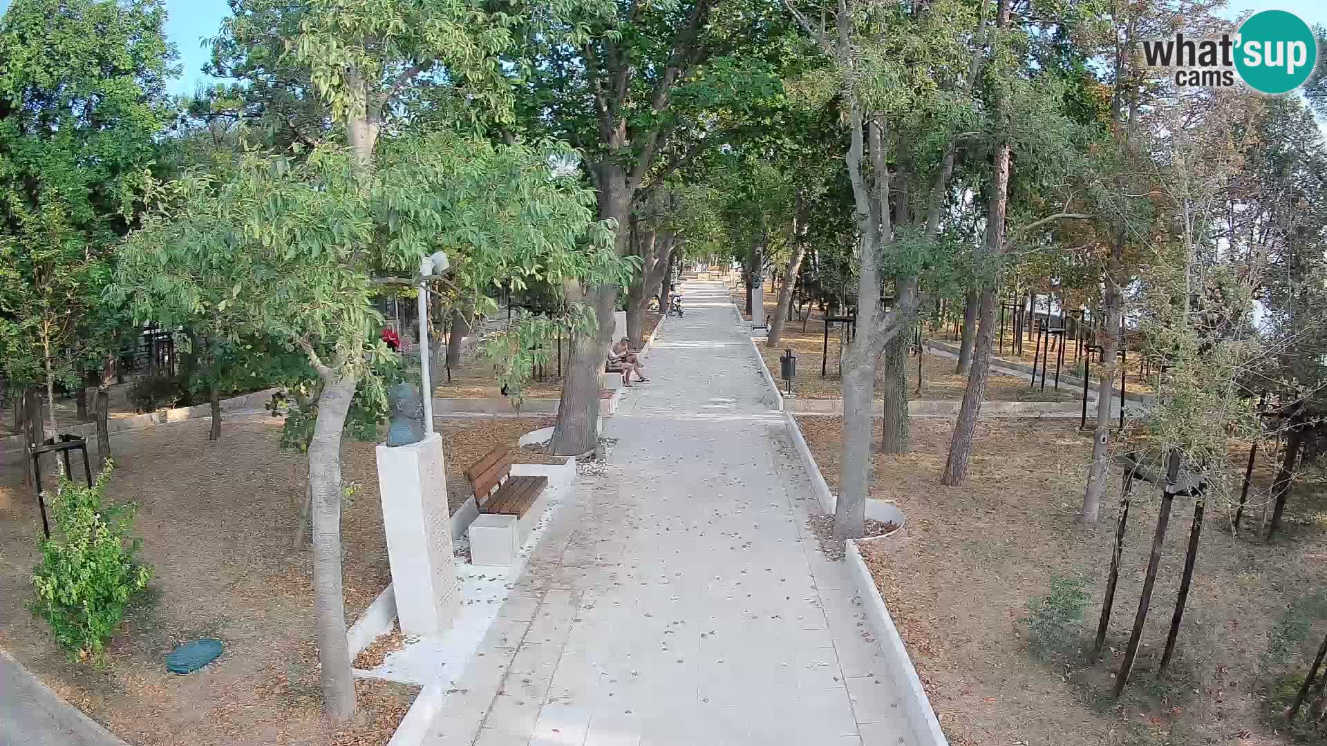 Writers’ Park Webcam Senj – Live by the Sea