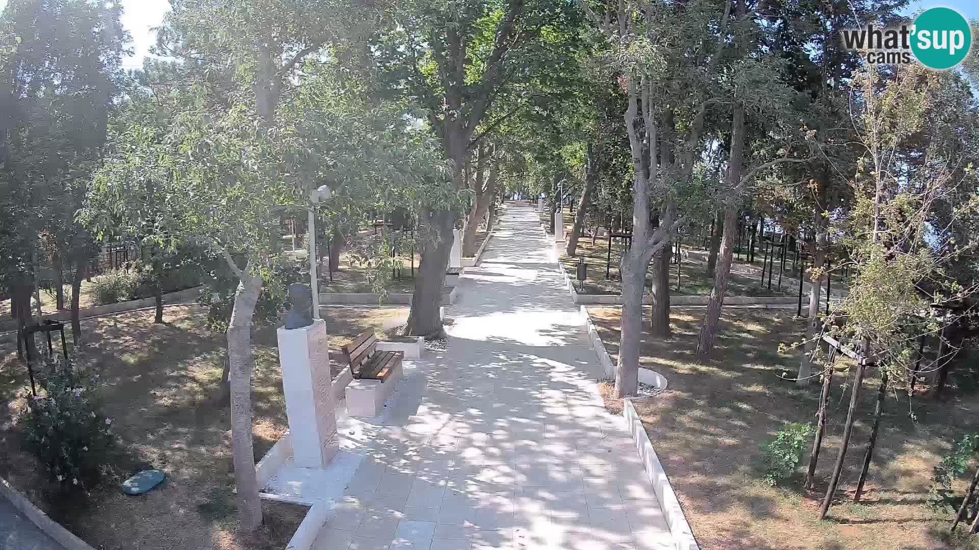 Writers’ Park Webcam Senj – Live by the Sea