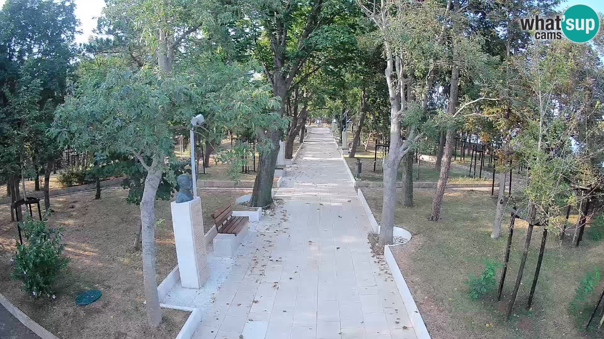 Writers’ Park Webcam Senj – Live by the Sea