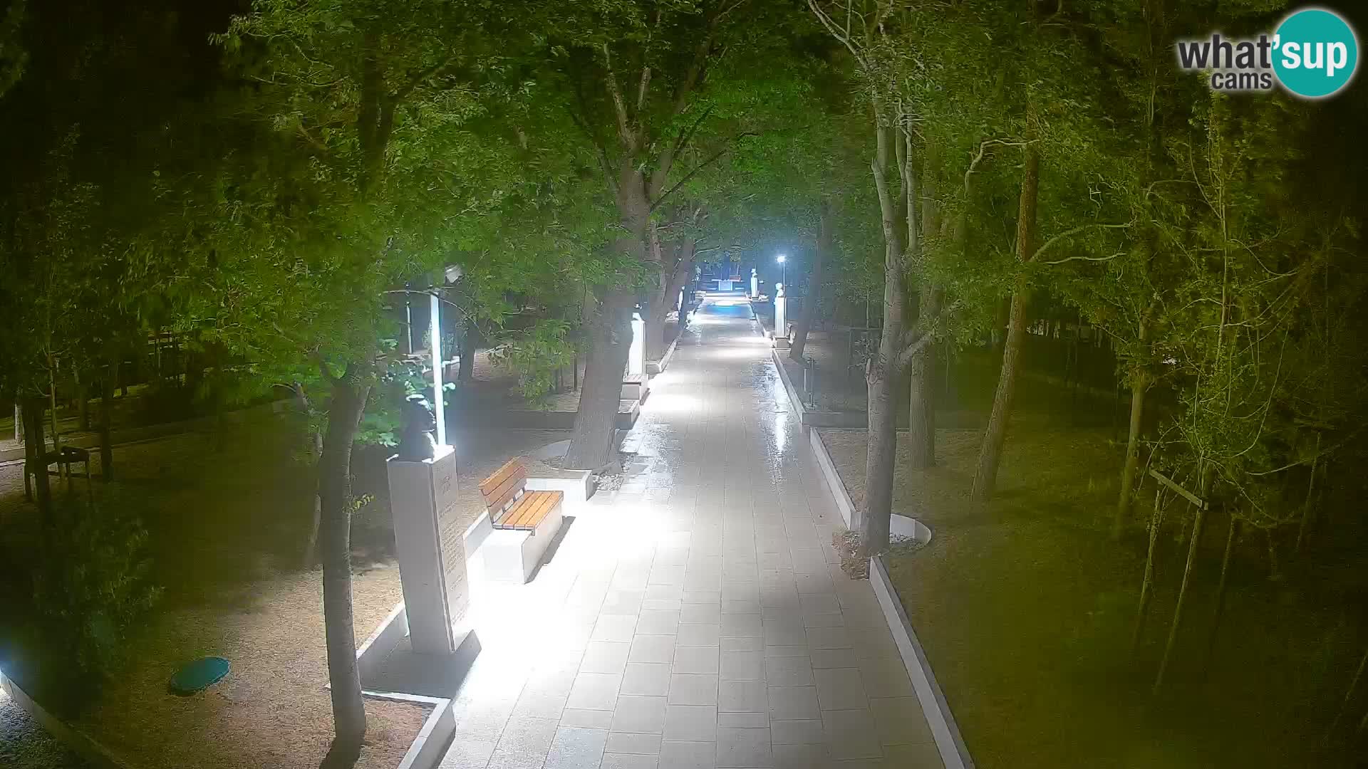 Writers’ Park Webcam Senj – Live by the Sea