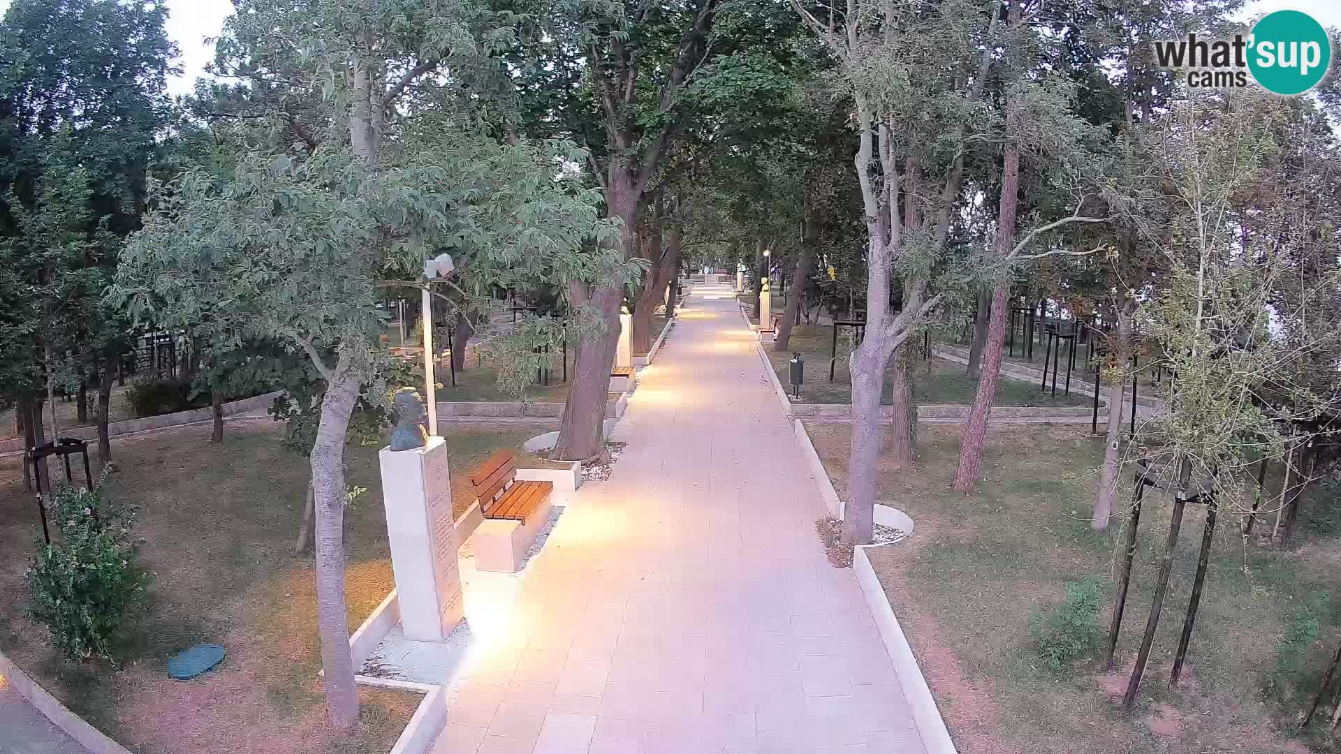 Writers’ Park Webcam Senj – Live by the Sea