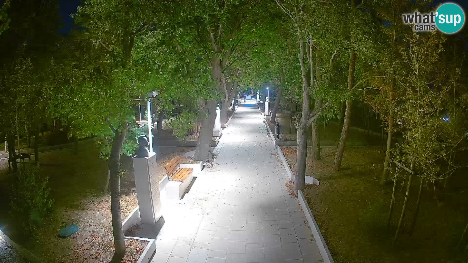 Writers’ Park Webcam Senj – Live by the Sea