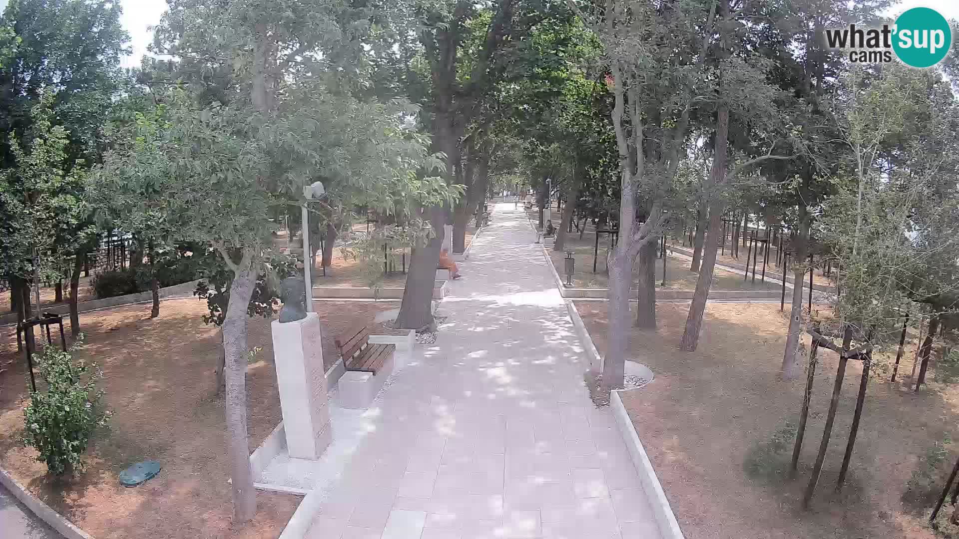 Writers’ Park Webcam Senj – Live by the Sea
