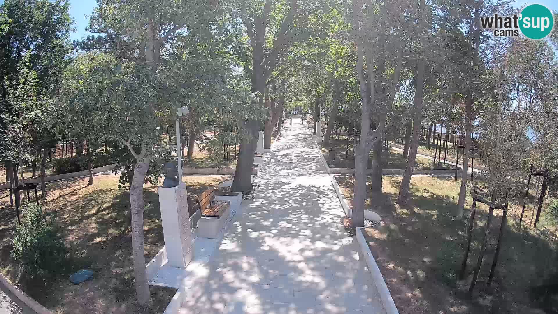 Writers’ Park Webcam Senj – Live by the Sea
