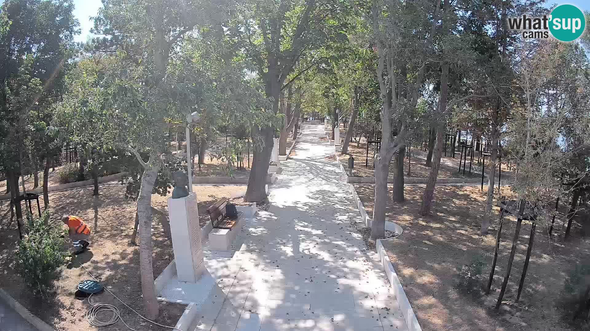Writers’ Park Webcam Senj – Live by the Sea