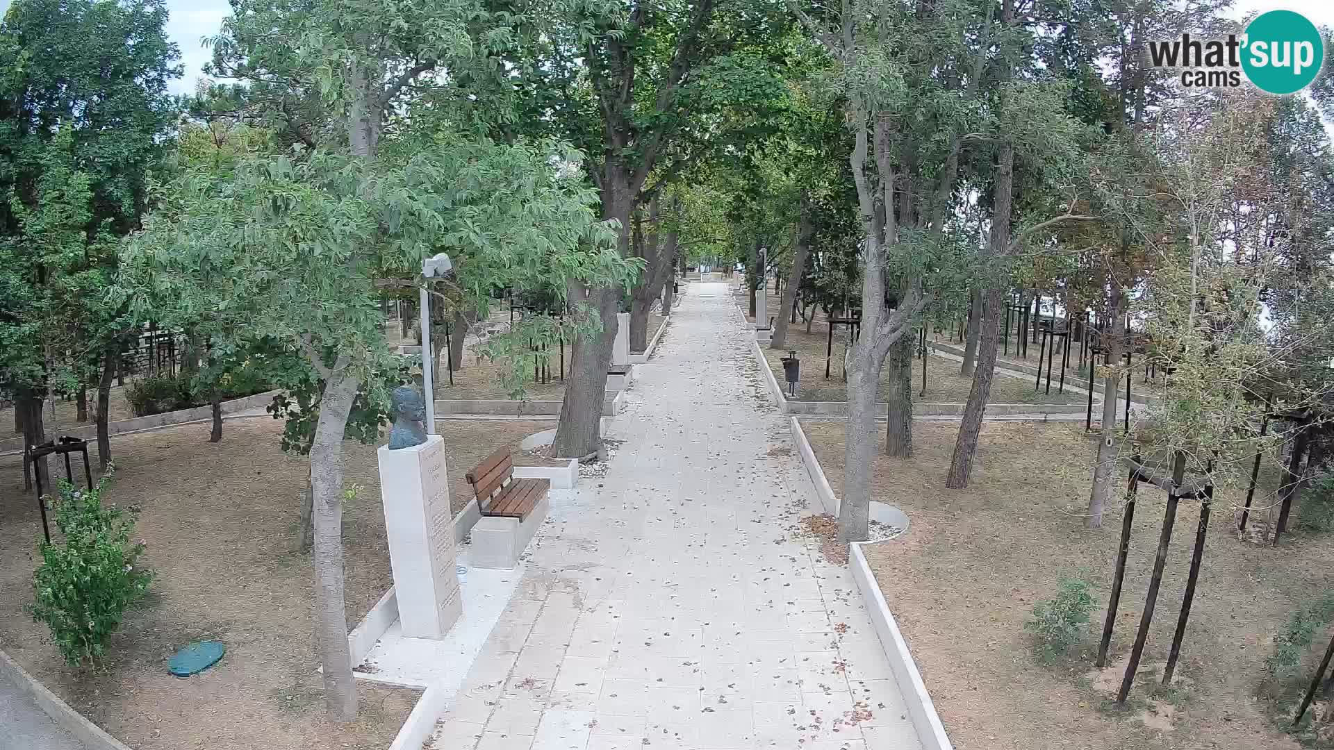 Writers’ Park Webcam Senj – Live by the Sea