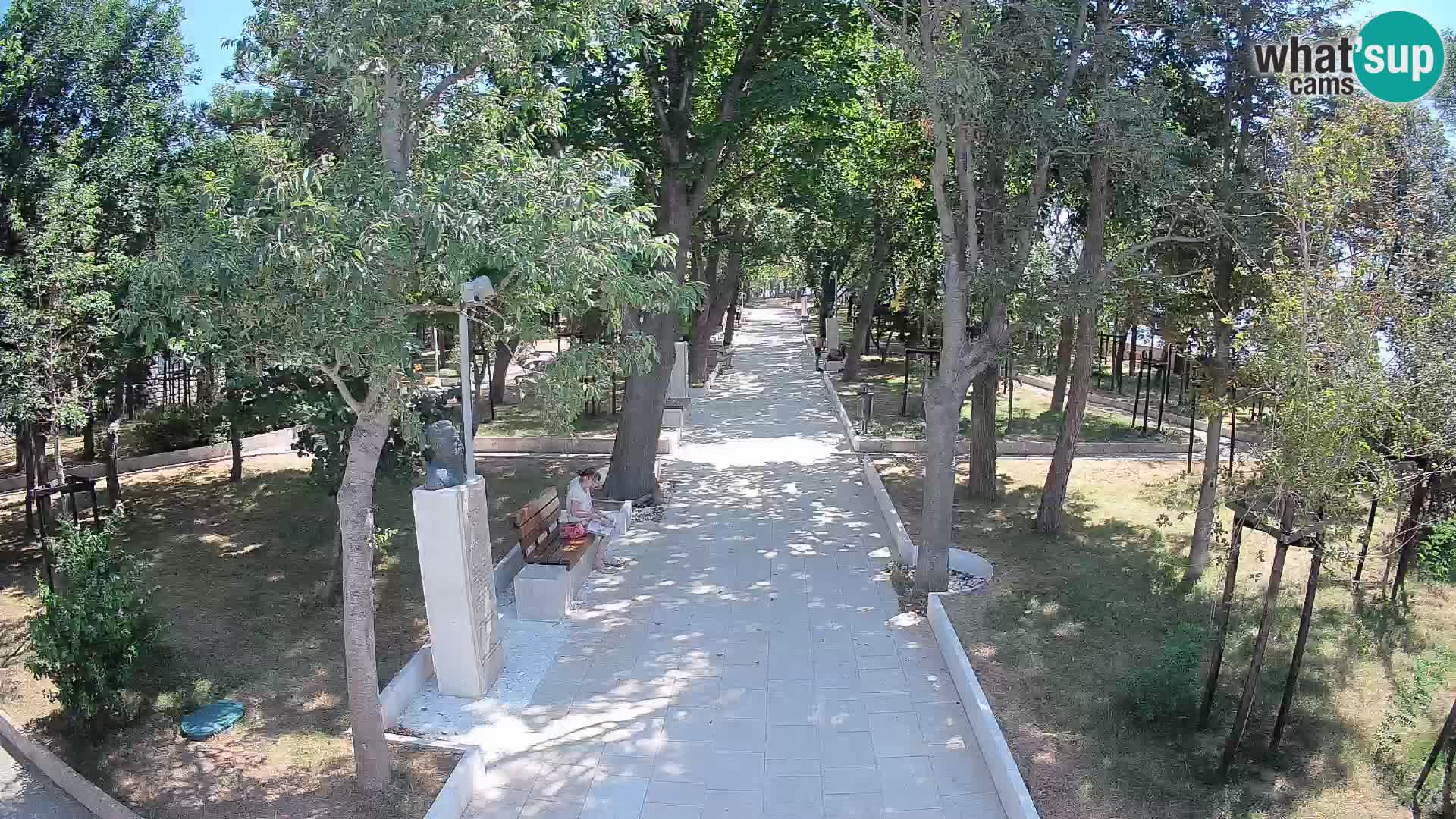 Writers’ Park Webcam Senj – Live by the Sea