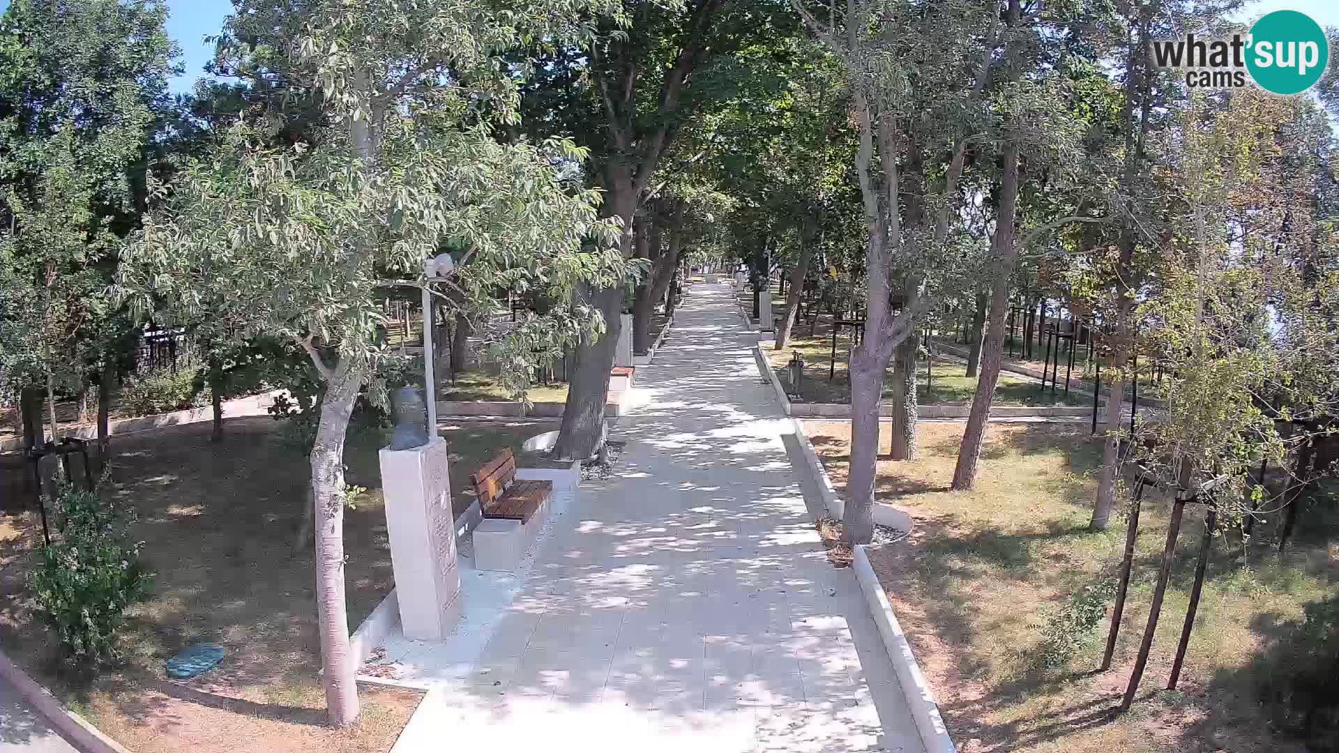 Writers’ Park Webcam Senj – Live by the Sea